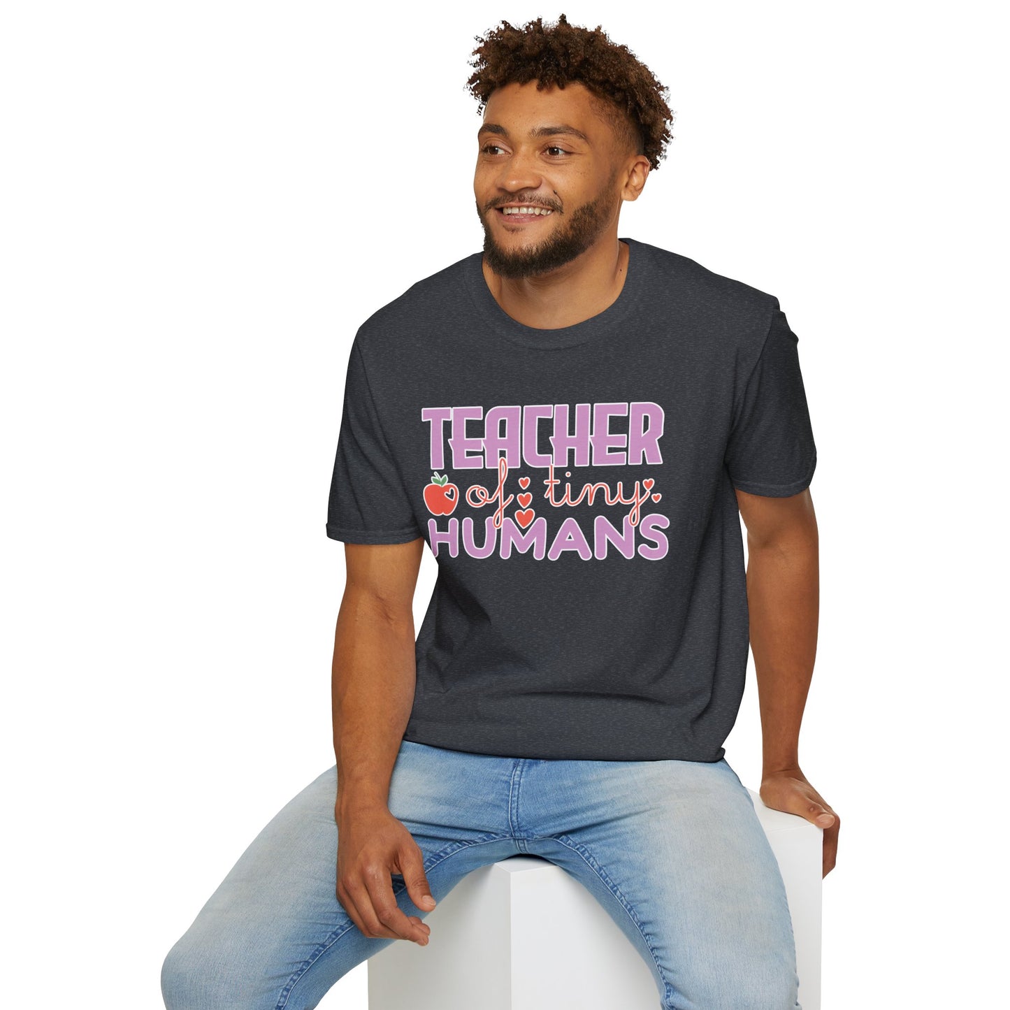 Teacher Appreciation Gift - “Teacher of Tiny Humans” Cute Tee, Preschool Teacher Shirt, Kindergarten Educator Gift