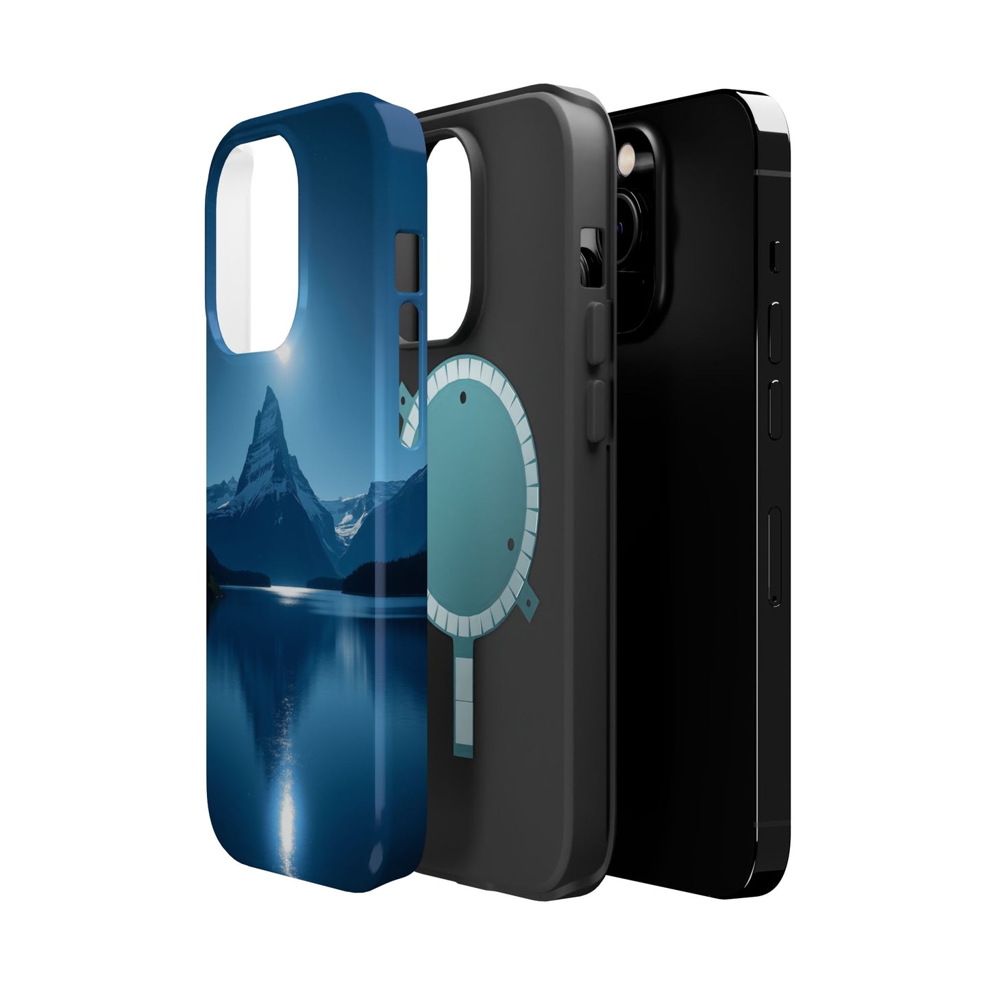 Mountain Lake Phone Case - Scenic Nature Design for iPhone 14-17 | Aesthetic Outdoor Gift