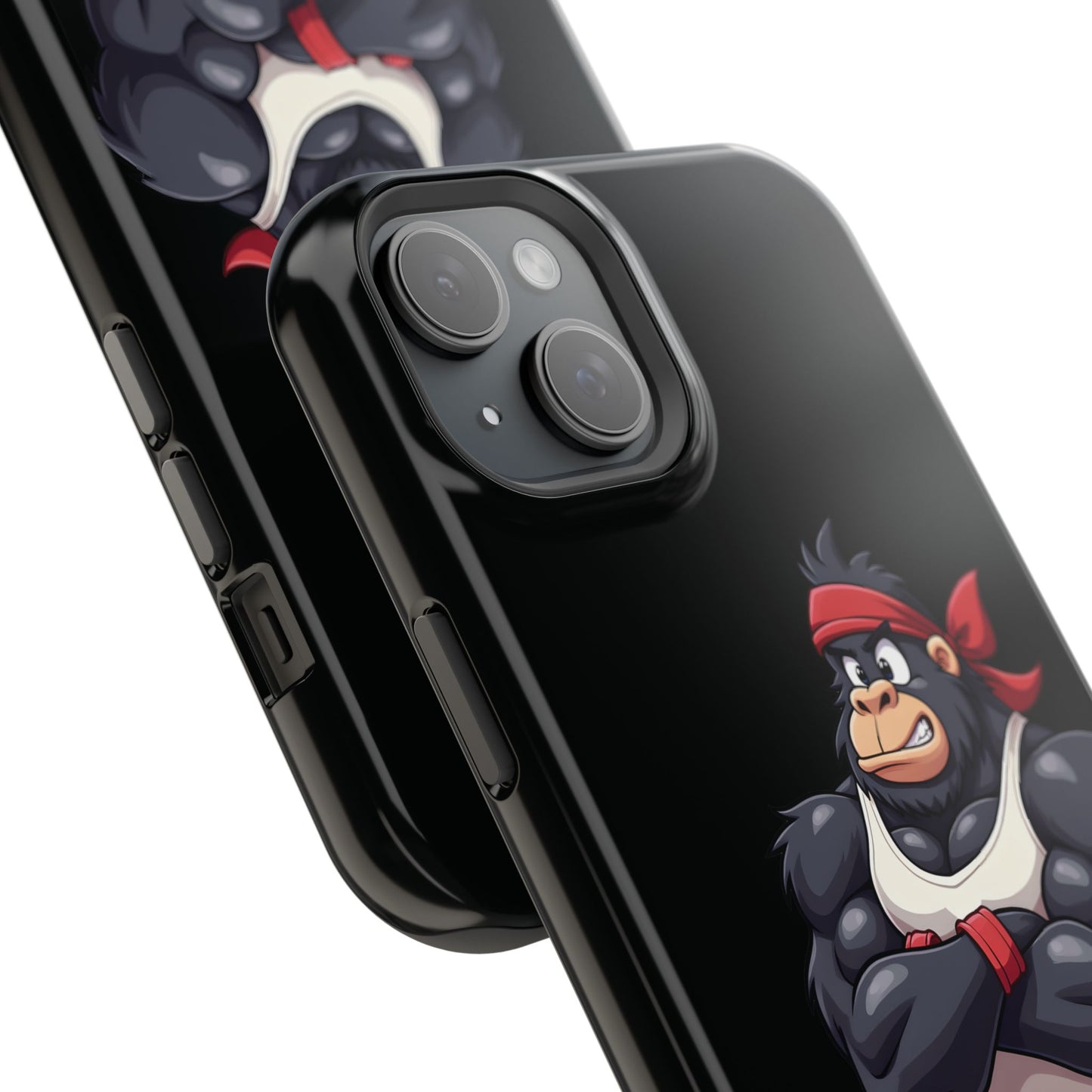 Red Band Gym Gorilla Phone Case β Fierce Style Meets Tough Protection