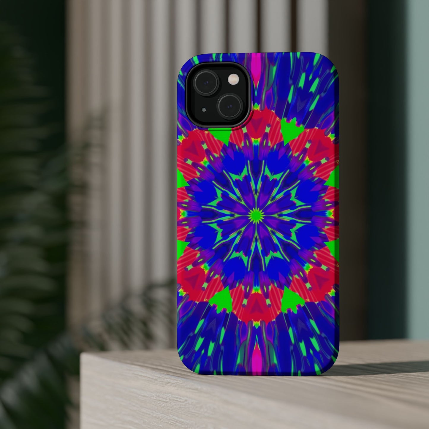 Neon Phone Case - Trippy iPhone Case, Rave Gift Idea, Aesthetic Y2K Accessory