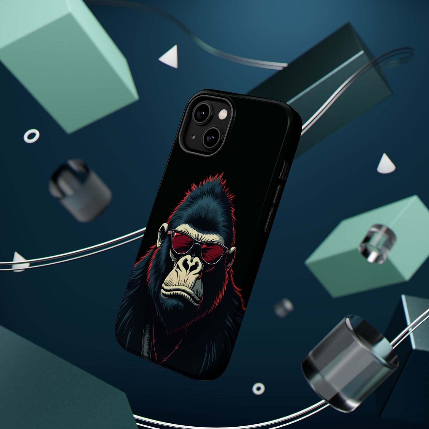 Gorilla Phone Case - Funny Animal iPhone Case, Gift for Him, Trendy Aesthetic