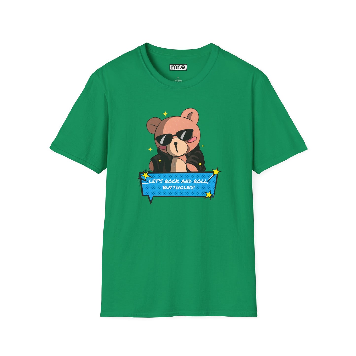 "Let’s Rock ‘n’ Roll, Buttholes!" Bold & Hilarious Graphic Tee – Sassy Body Positivity T-Shirt for the Unapologetically You