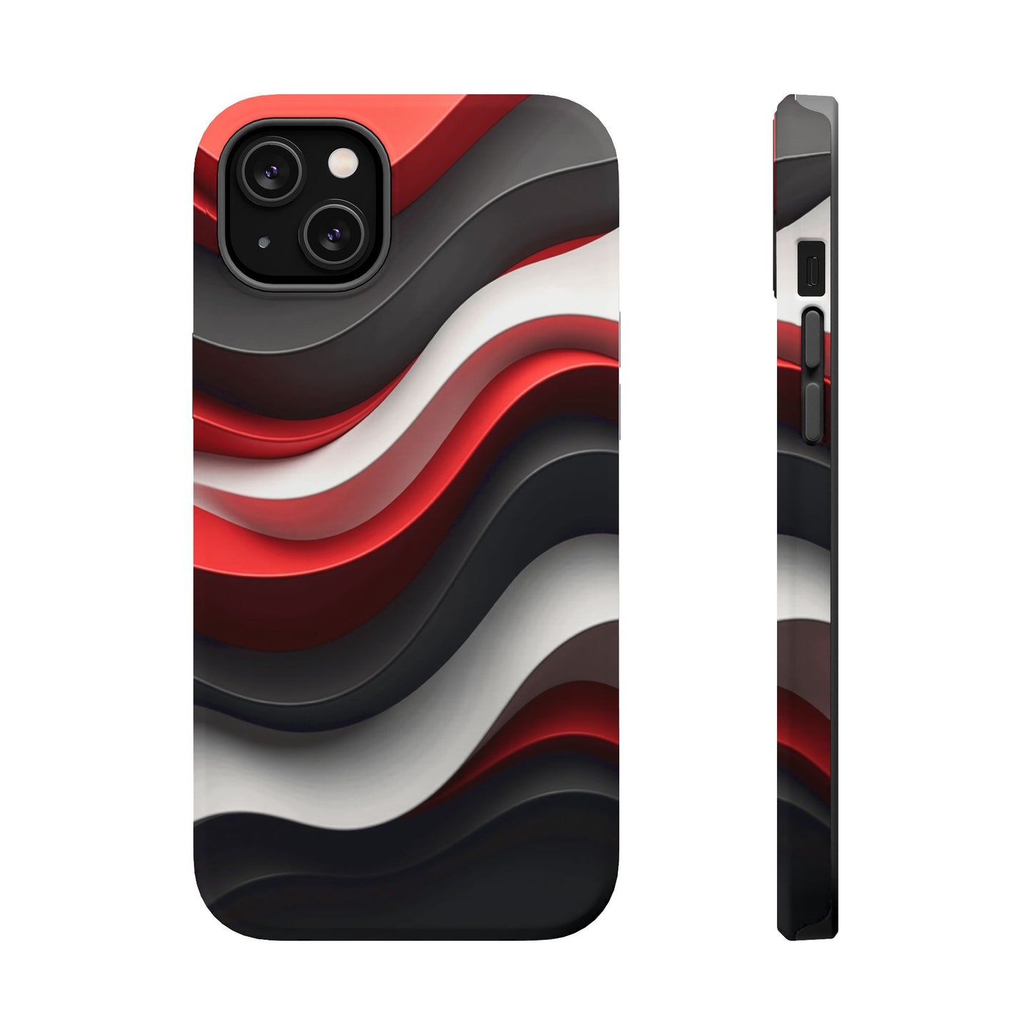 Statement Wave Phone Case - Aesthetic iPhone Case, Edgy Gift Idea, Trendy Summer Accessory
