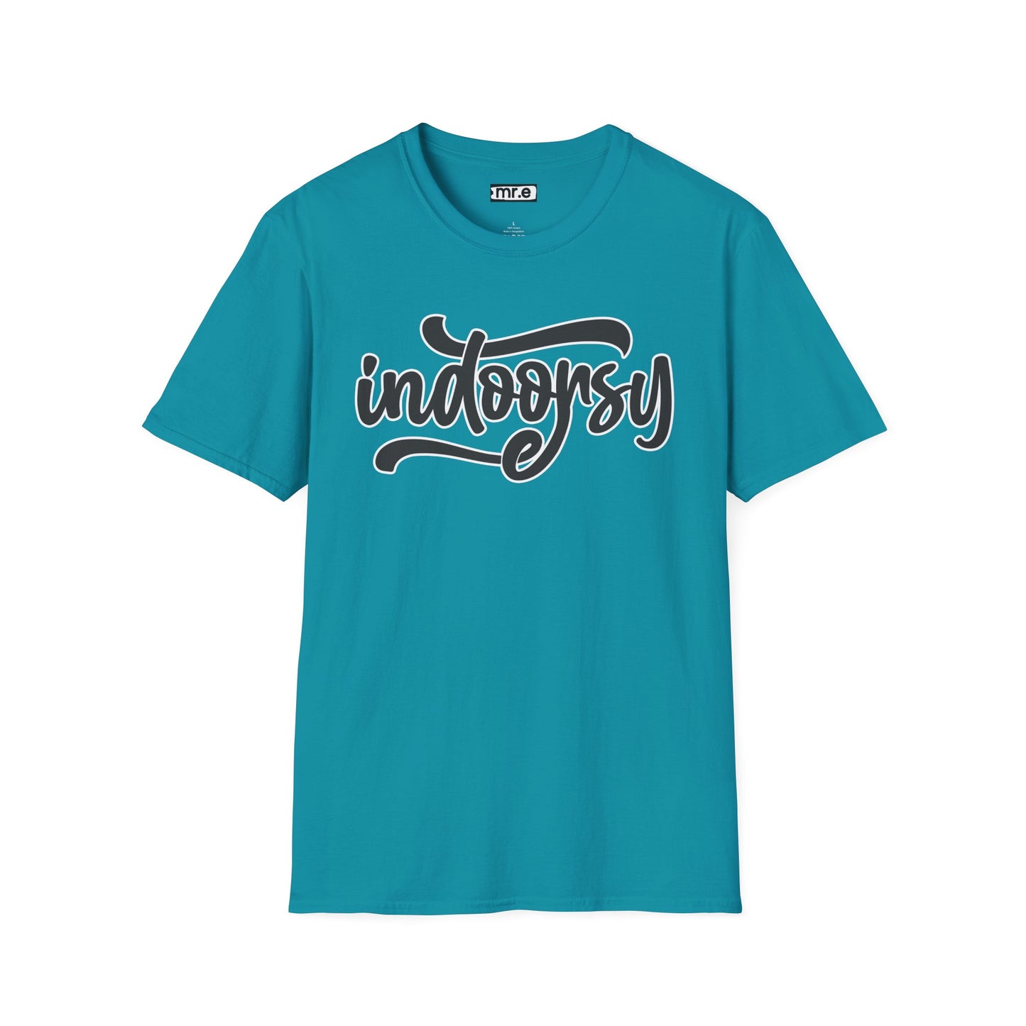"Indoorsy" Funny Indoor Lifestyle T-Shirt – Quirky & Cozy Graphic Tee for Homebodies, Introverts & Lazy Legends