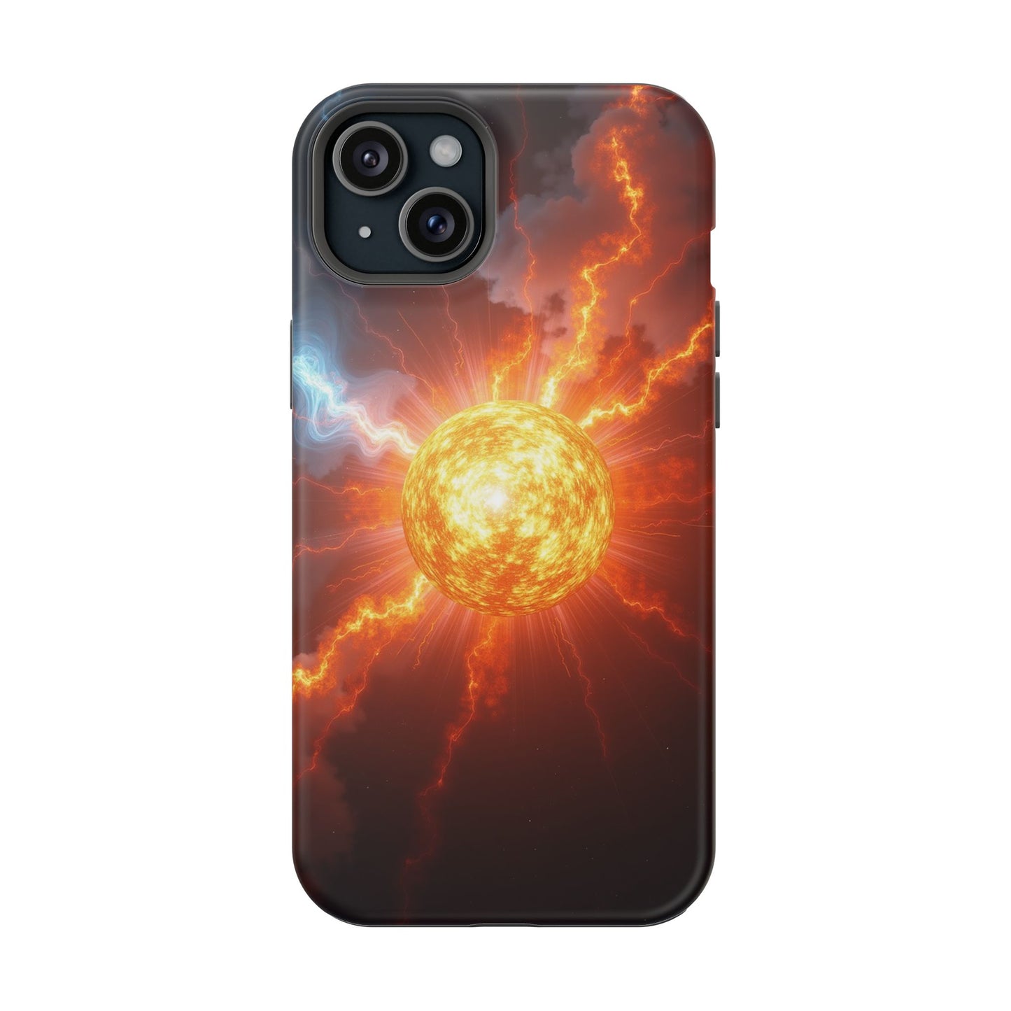 Solar Flare iPhone Case - Fiery Sunburst Space Design - Astronomy Gift Idea