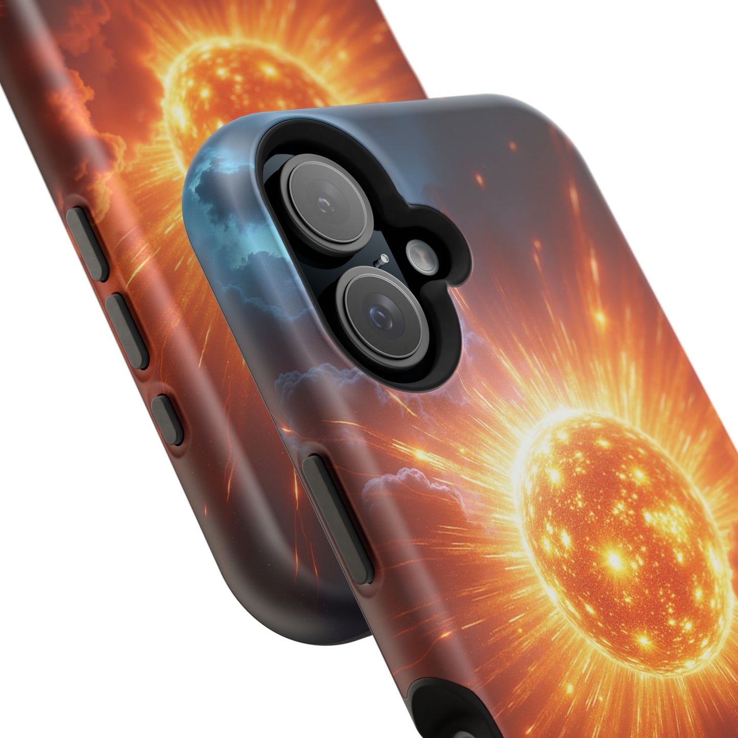 Sun Phone Case - Fiery Starburst iPhone Cover - Astronomy Gift for Him/Her