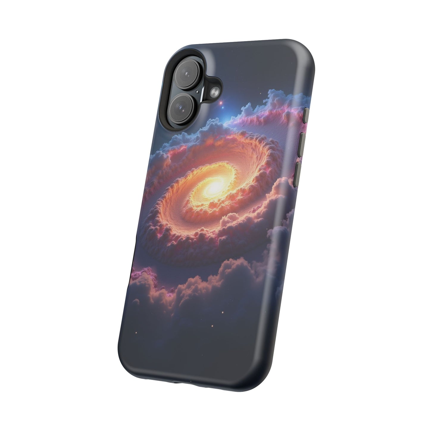 Ethereal Spiral Galaxy Phone Case for iPhone | Dreamy Aesthetic Slim Protective Cover