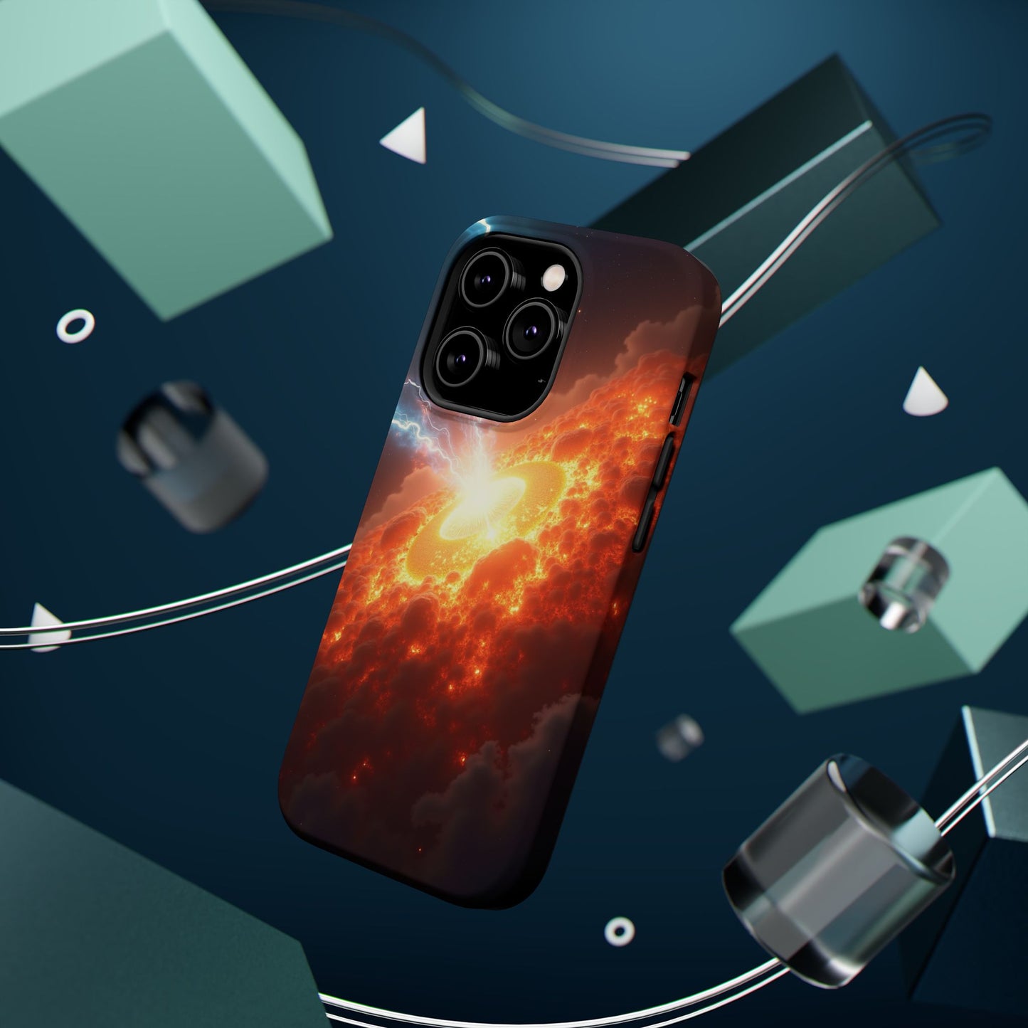 Supernova Phone Case - Fiery Galaxy iPhone Cover - Astronomy Gift for Him/Her