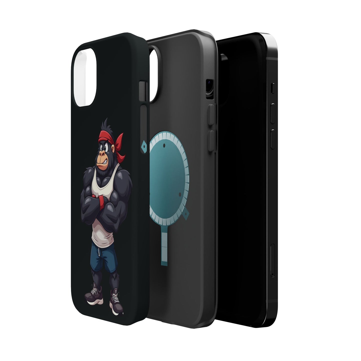 Red Band Gym Gorilla Phone Case β Fierce Style Meets Tough Protection