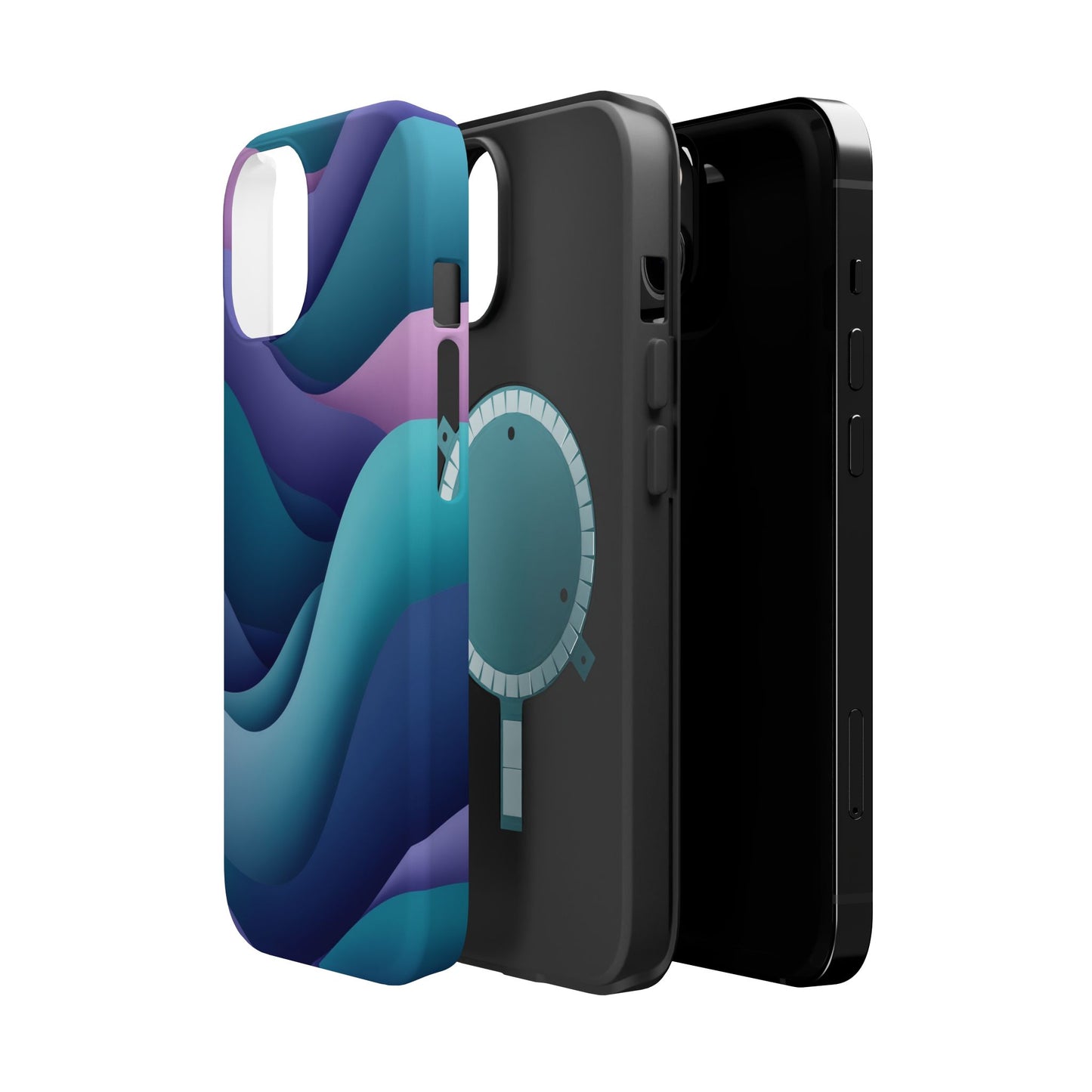 Oceanic Serenity Phone Case - Calming Blue Wave Aesthetic | Nature Inspired Gift Idea