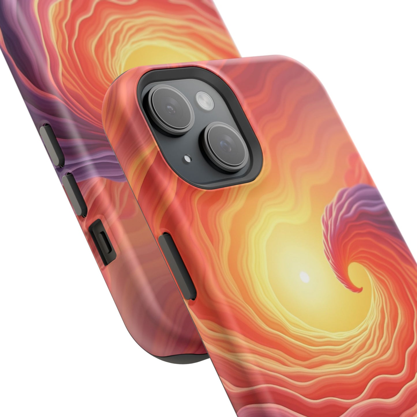 Sunburst Wave iPhone Case - Ocean Sunset Design, Aesthetic Beach Gift Idea
