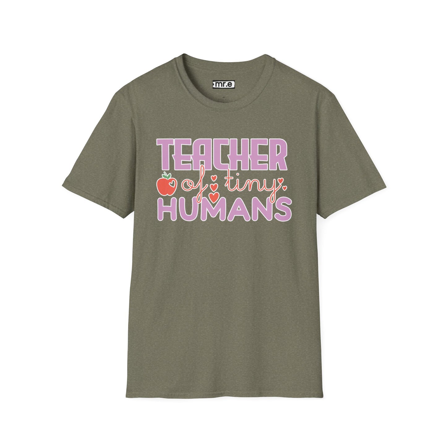 Teacher Appreciation Gift - “Teacher of Tiny Humans” Cute Tee, Preschool Teacher Shirt, Kindergarten Educator Gift