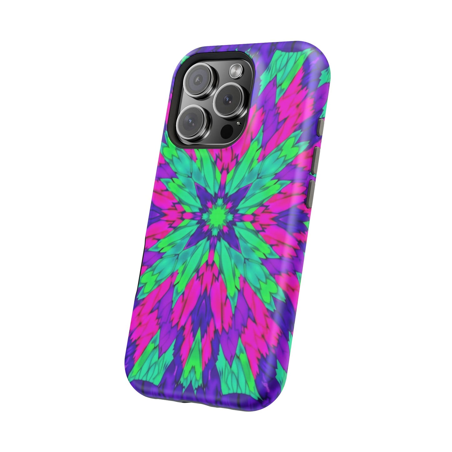 Psychedelic Mandala Phone Case - Trippy Art Gift | Colorful Flower Cases for iPhone Lovers
