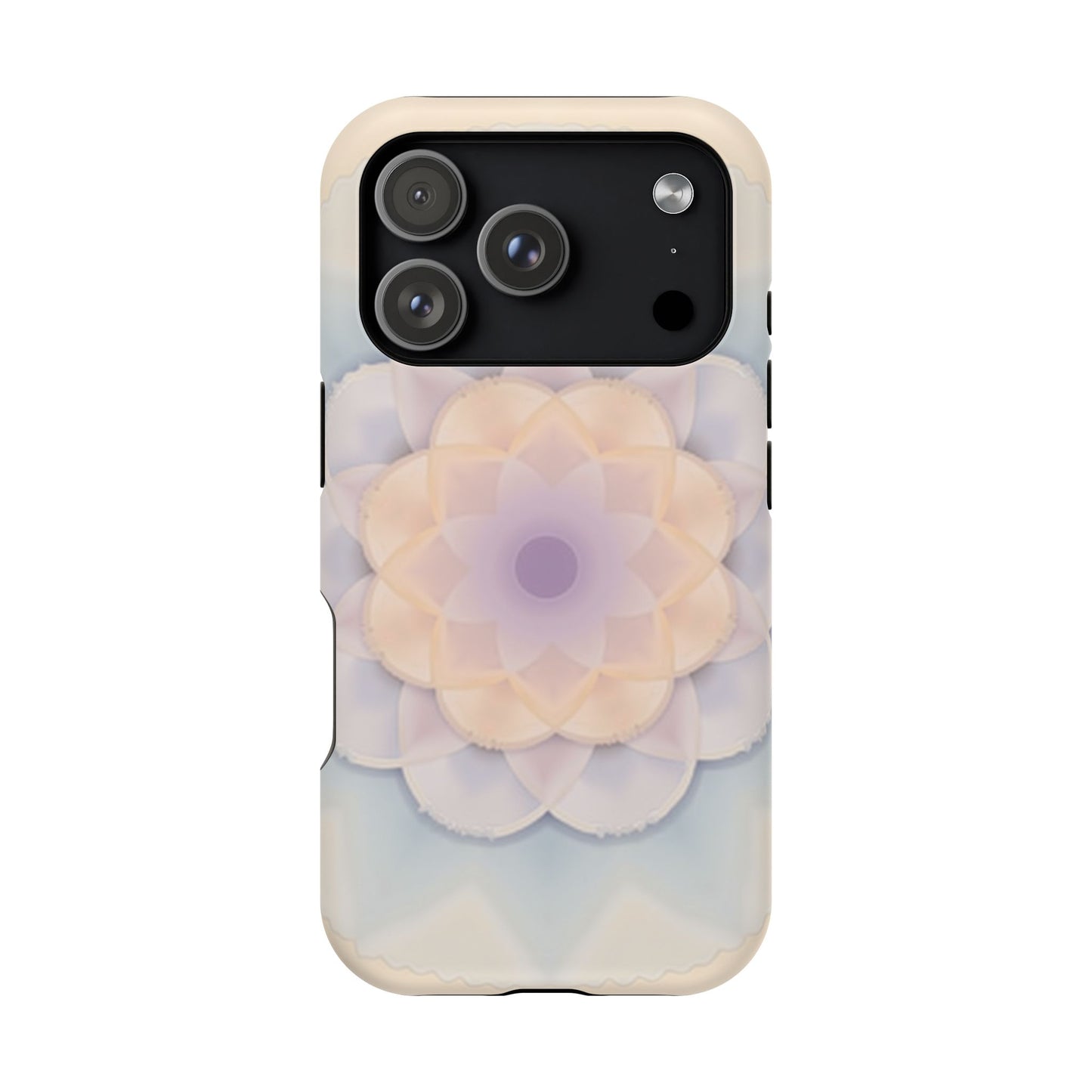 Pastel Mandala Phone Case - Aesthetic iPhone Case, Floral Gift Idea, Spiritual Zen Design