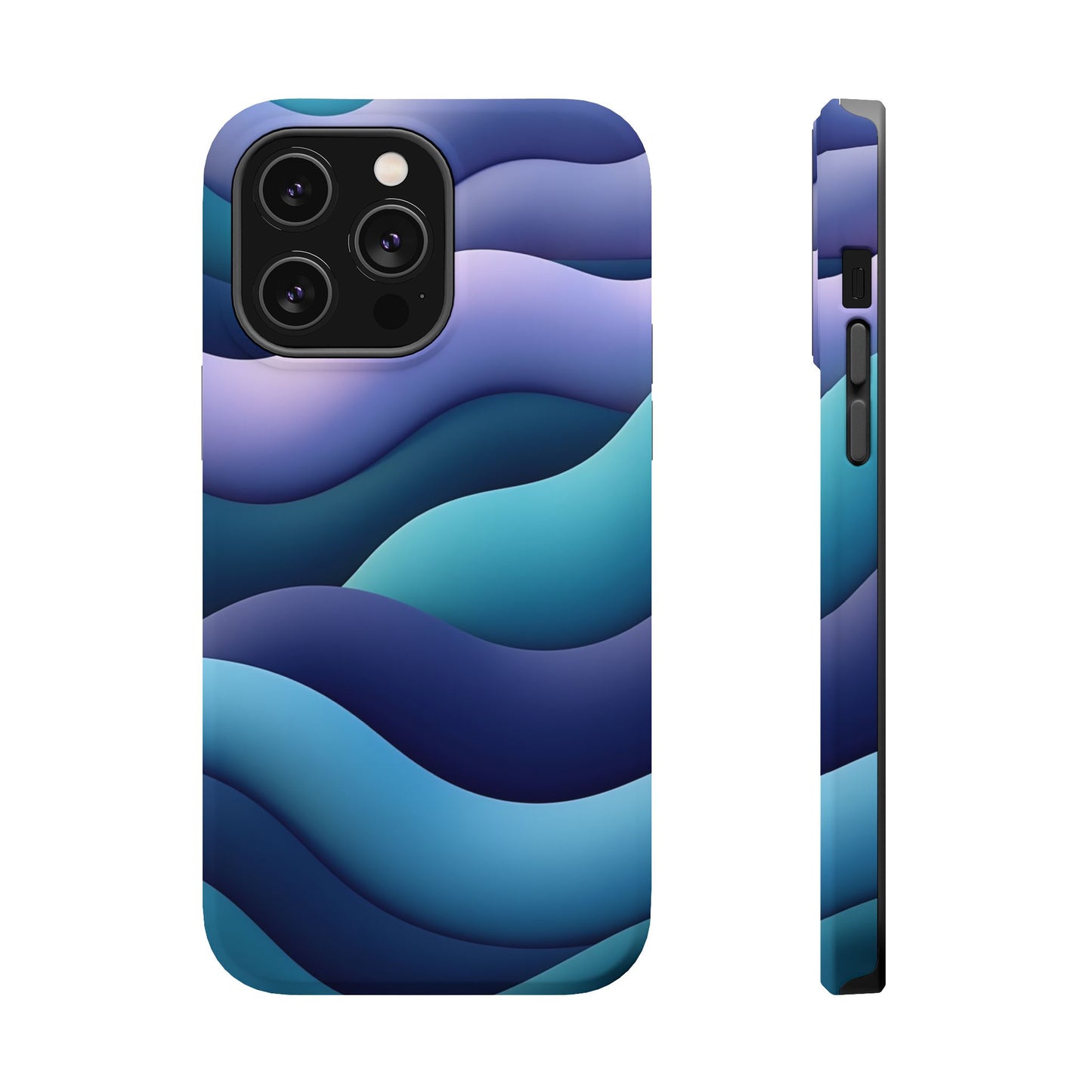Blue Wave Phone Case - Aesthetic iPhone Case, Calming Gift Idea, Minimalist Summer Accessory