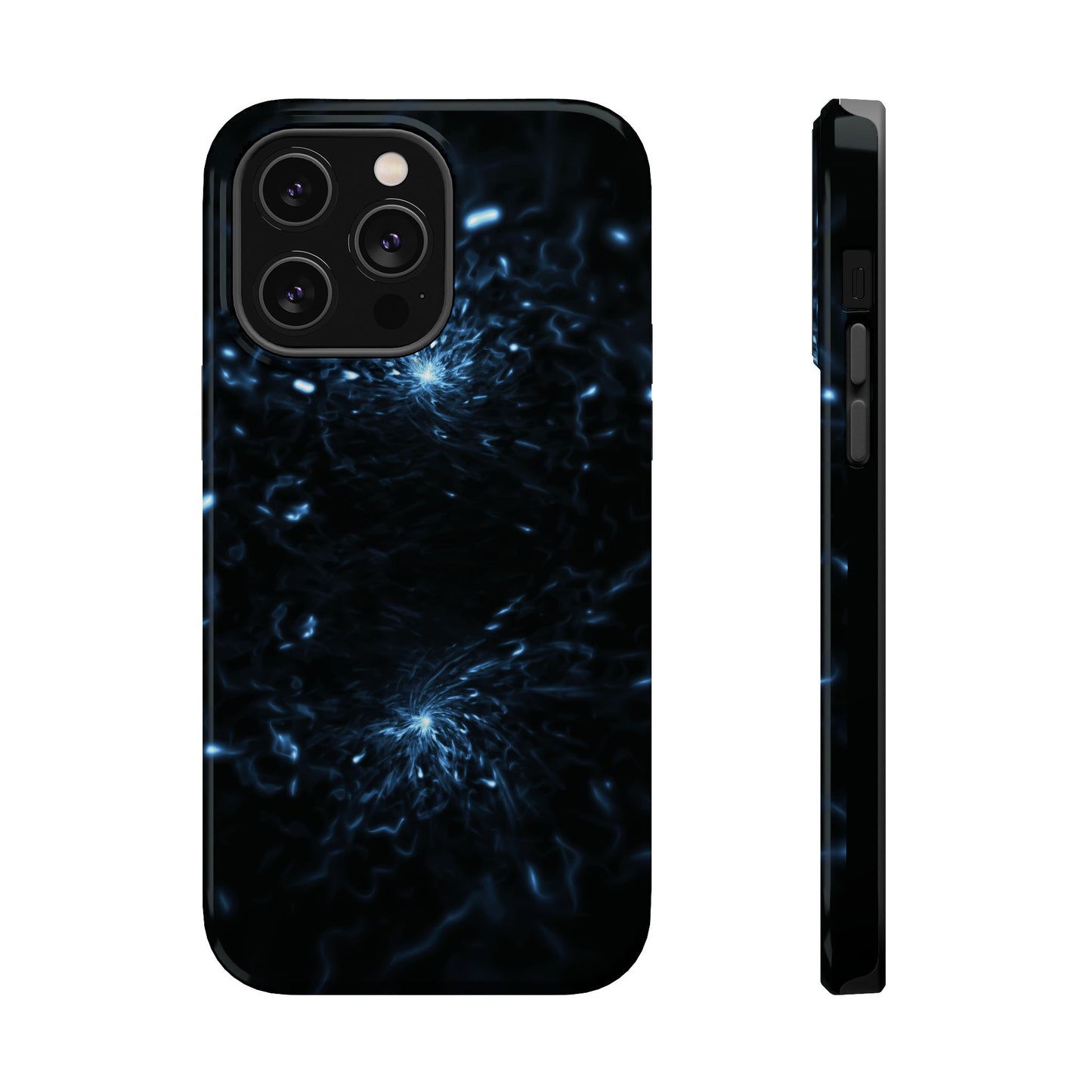 Galaxy Phone Case - Aesthetic iPhone Case | Blue Abstract Energy Design | Gifts for Him/Her | Sci-Fi Tech Vibes