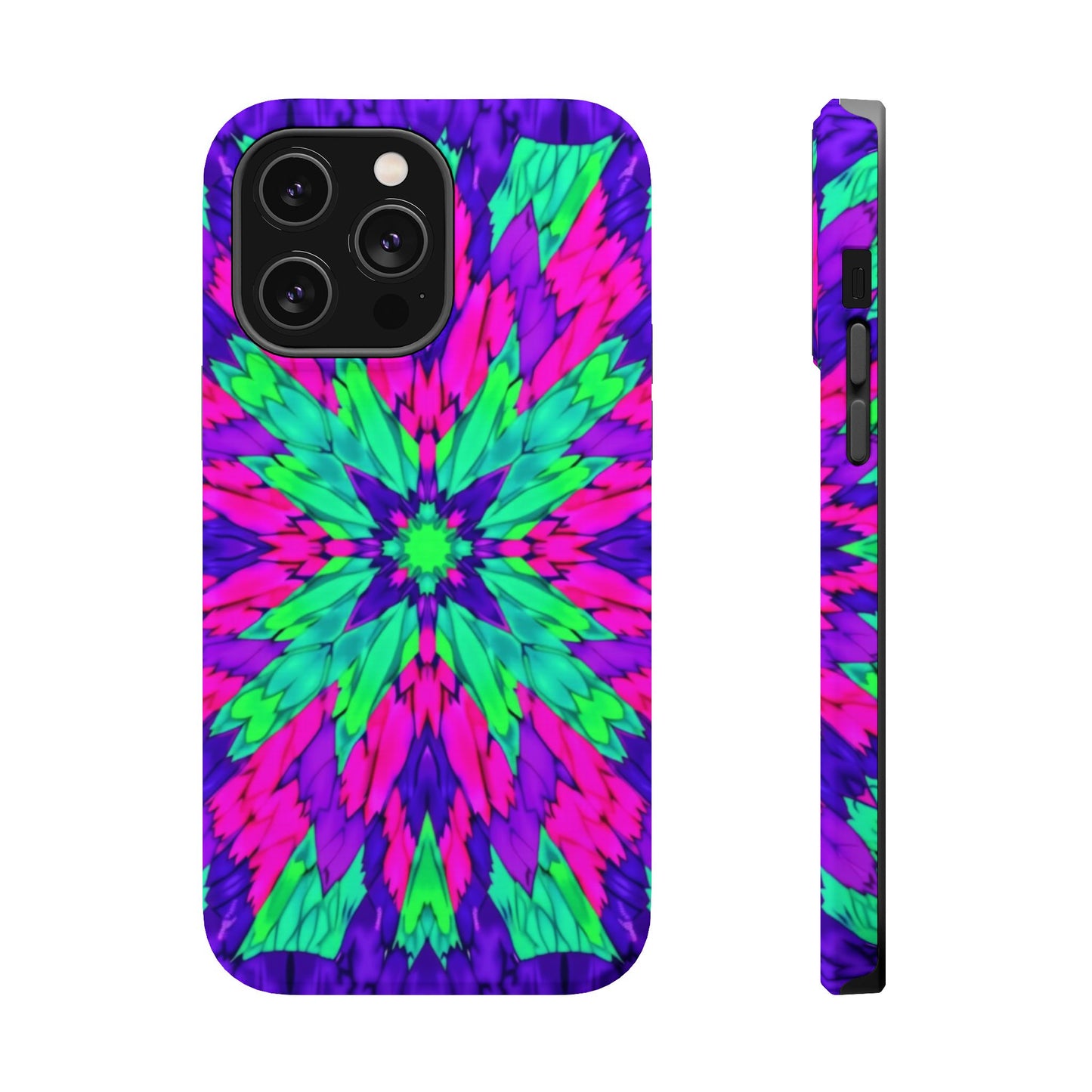 Psychedelic Mandala Phone Case - Trippy Art Gift | Colorful Flower Cases for iPhone Lovers