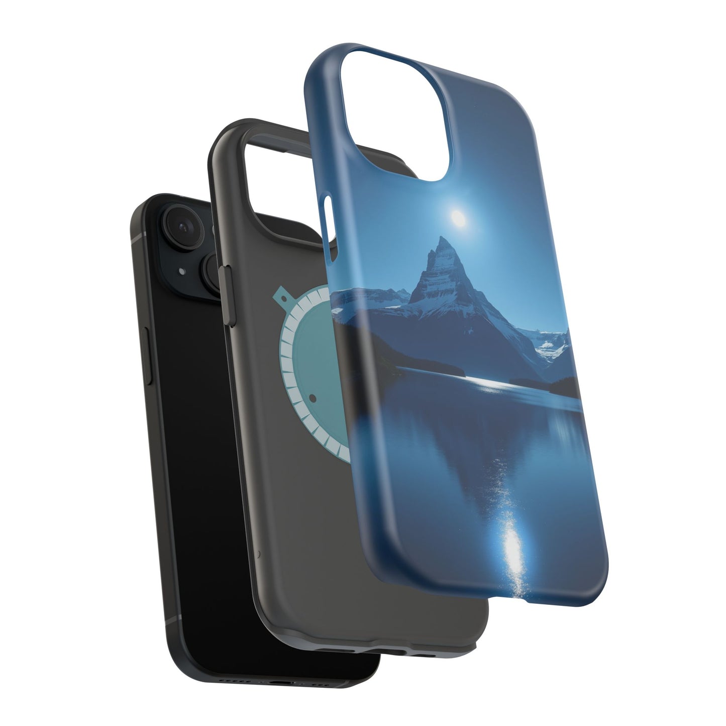 Mountain Lake Phone Case - Scenic Nature Design for iPhone 14-17 | Aesthetic Outdoor Gift