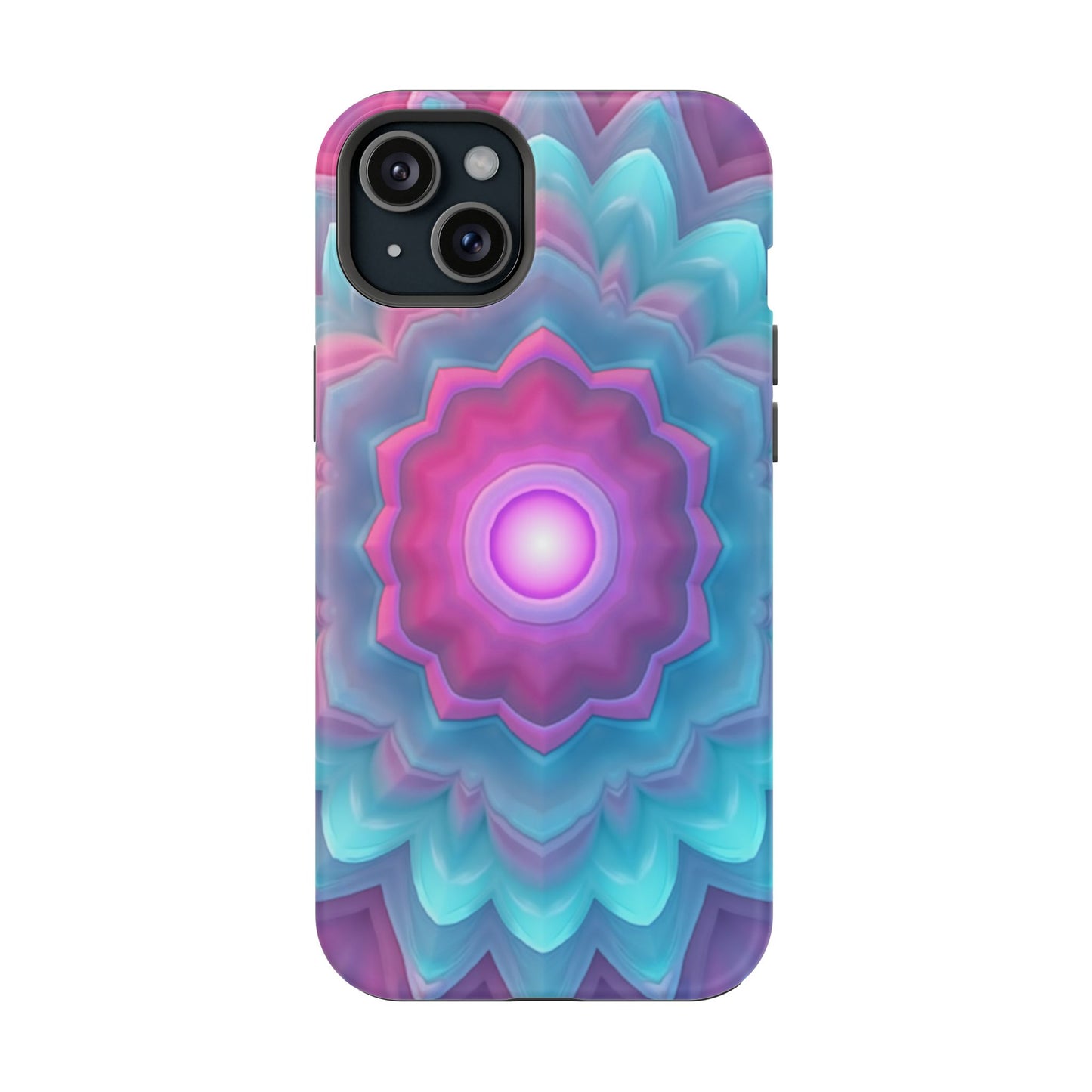 Cosmic Bloom iPhone Case - Galaxy Floral Design, Aesthetic Gift Idea