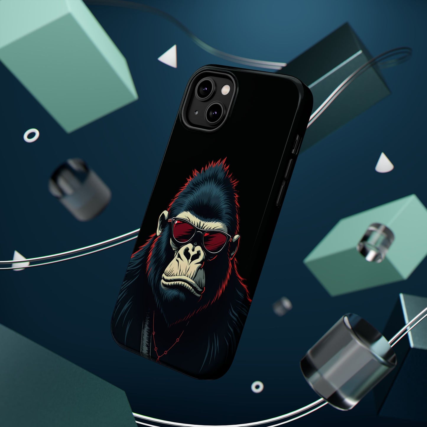 Gorilla Phone Case - Funny Animal iPhone Case, Gift for Him, Trendy Aesthetic