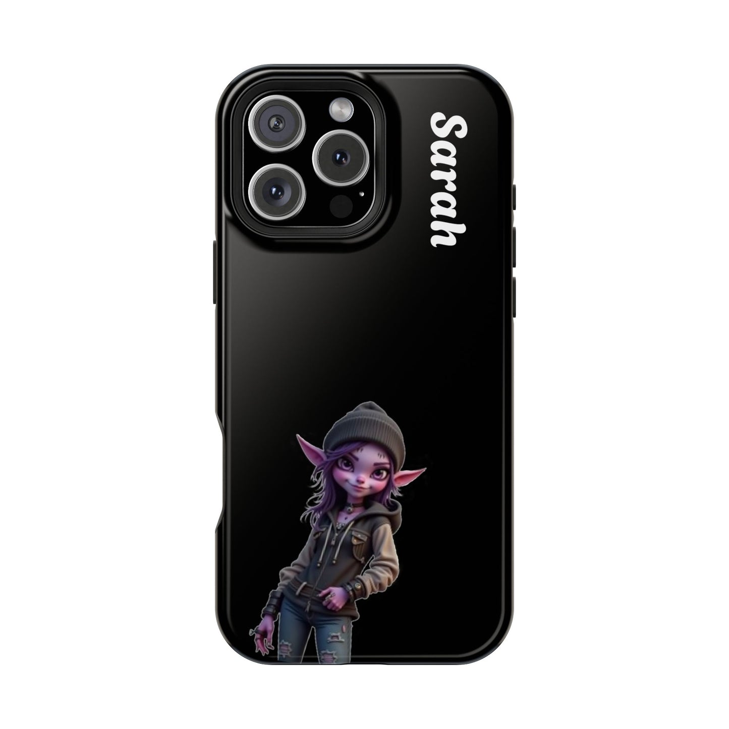 Personalized Elf Phone Case - Custom Name Aesthetic Y2K Gift | Cool Character Cases for Teens & Girls