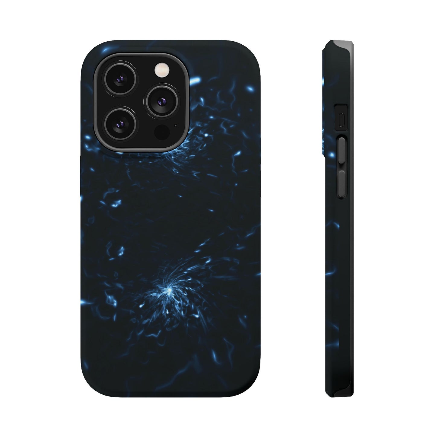 Galaxy Phone Case - Aesthetic iPhone Case | Blue Abstract Energy Design | Gifts for Him/Her | Sci-Fi Tech Vibes