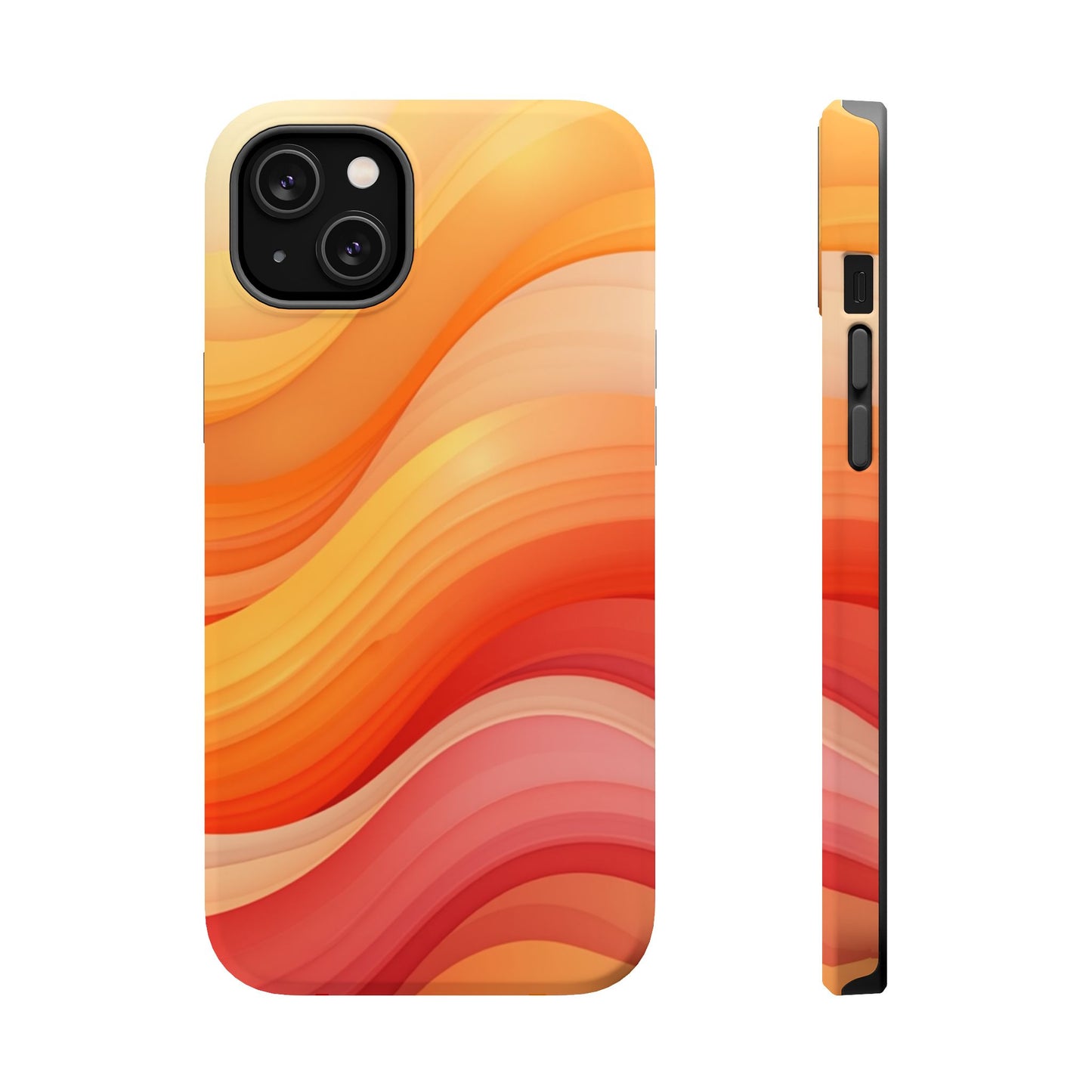 Sunset Phone Case - Aesthetic iPhone Case | Warm Gradient Wave Design | Gifts for Her | Beachy Summer Vibes