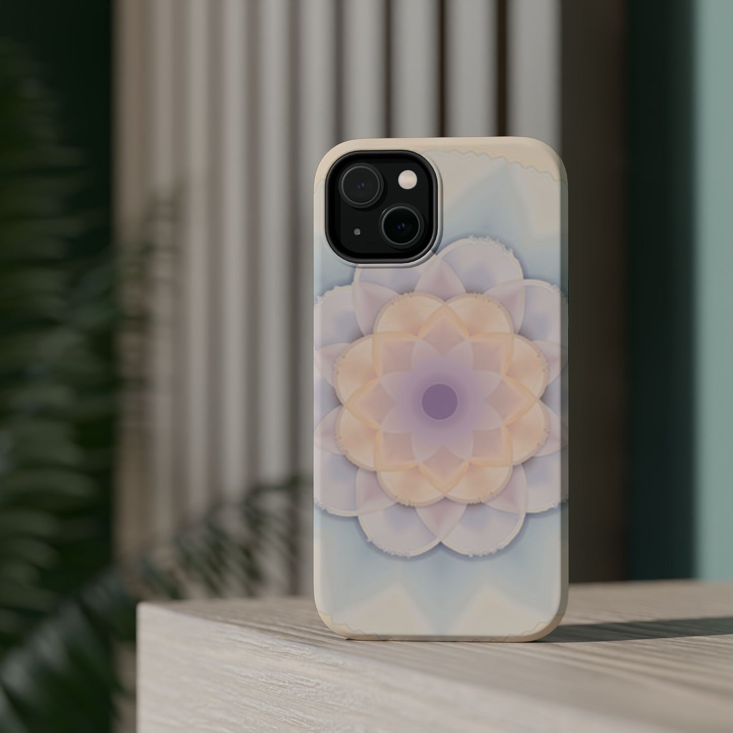 Pastel Mandala Phone Case - Aesthetic iPhone Case, Floral Gift Idea, Spiritual Zen Design