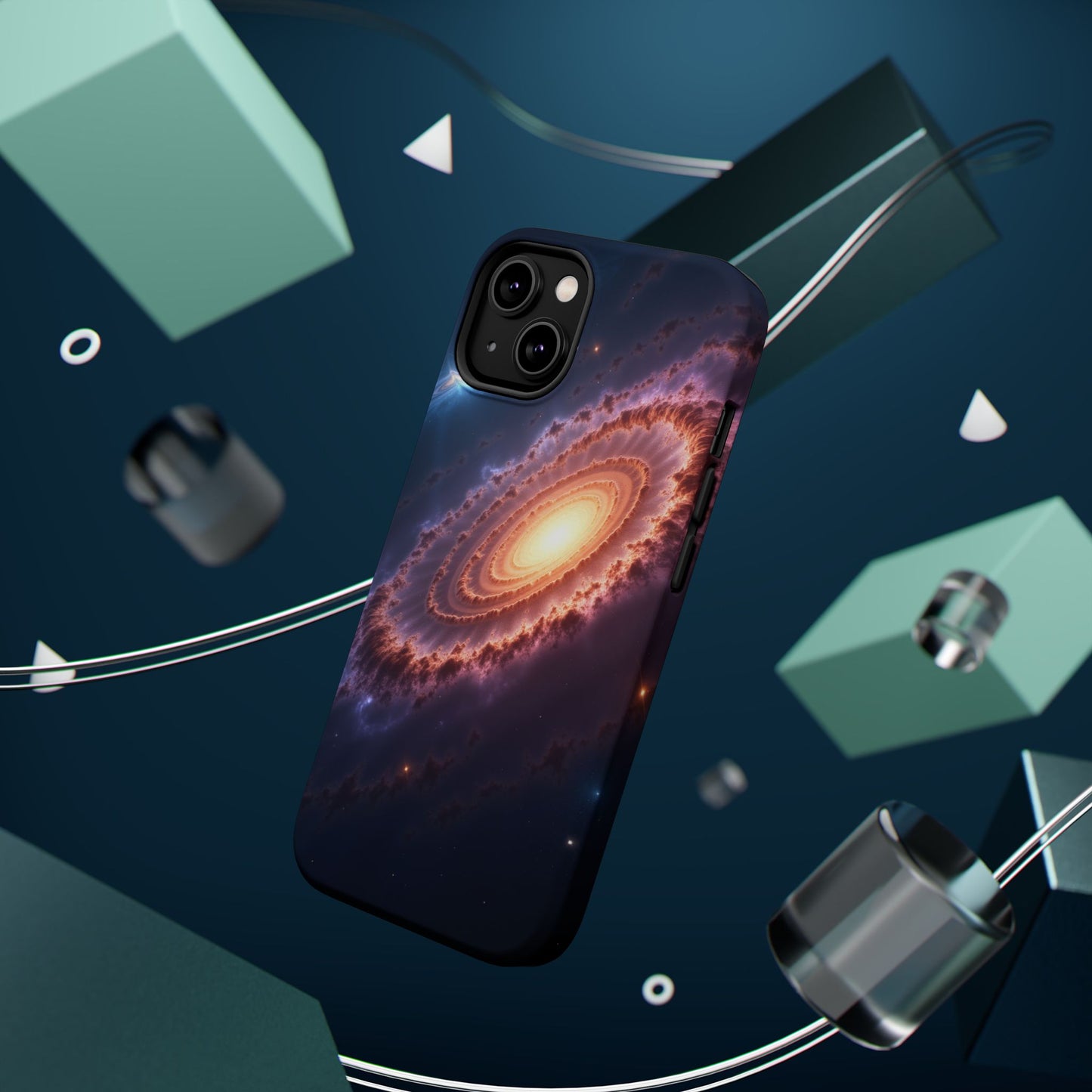 Cosmic Spiral iPhone Case - Galaxy Space Design - Astronomy Lover Gift Idea