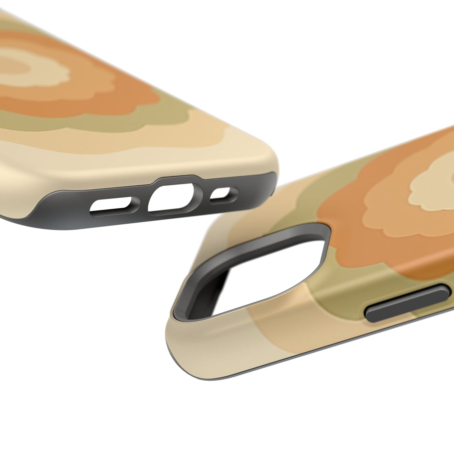 Retro Bloom iPhone Case - 70s Floral Design, Vintage Aesthetic Gift Idea