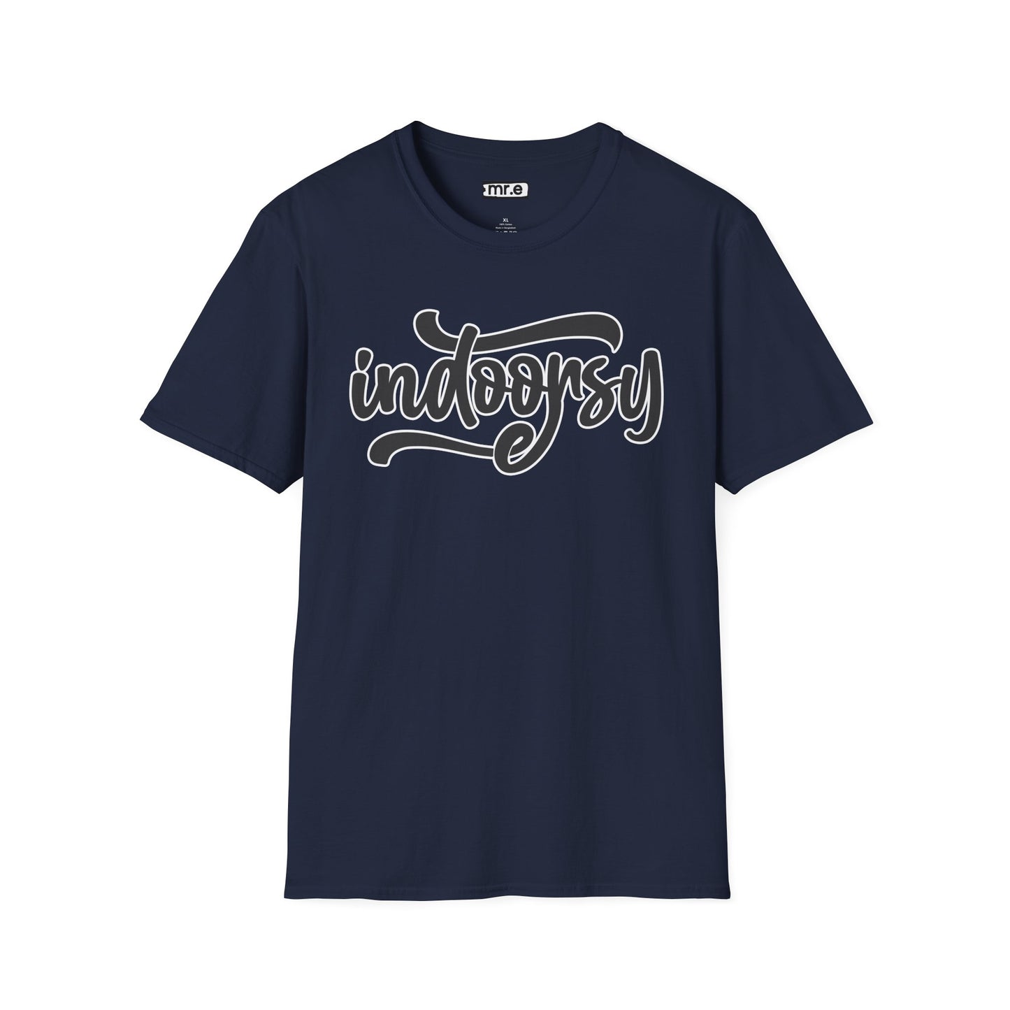 "Indoorsy" Funny Indoor Lifestyle T-Shirt – Quirky & Cozy Graphic Tee for Homebodies, Introverts & Lazy Legends