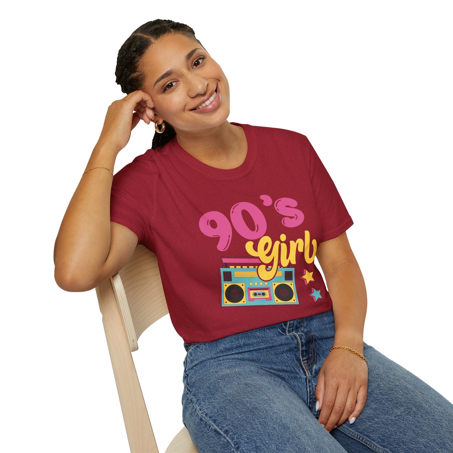 "90’s Girl" T-Shirt – Retro Throwback Tee | Nostalgic 90s Vibe Graphic Shirt for Girls & Women | Vintage Pop Culture Fashion Tee