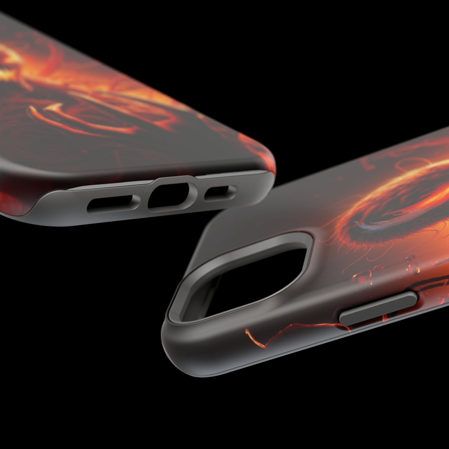 Fiery Alien Phone Case - Aesthetic iPhone Case | Sci-Fi Art Design | Gifts for Him | Unique Phone Accessories