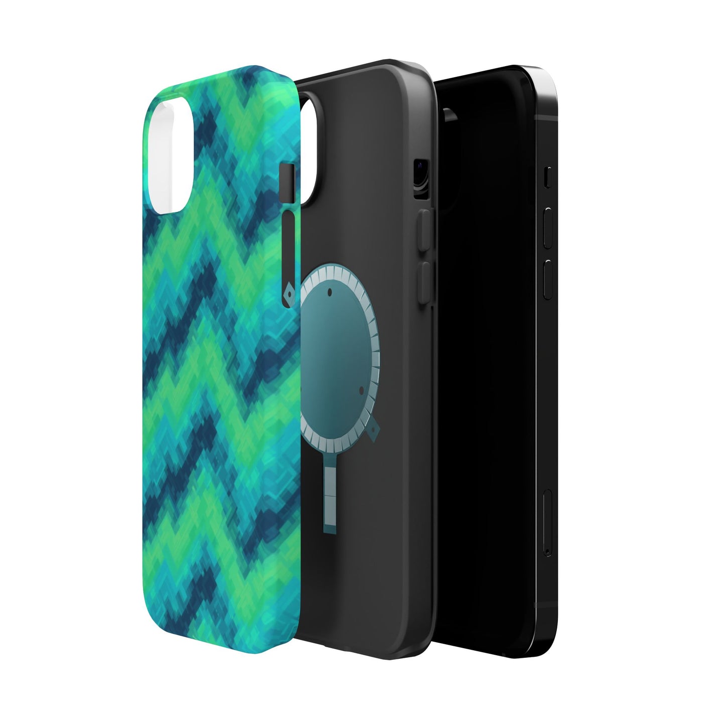 8-Bit Wave Phone Case for iPhone | Retro Pixel Art Slim Protective Cover