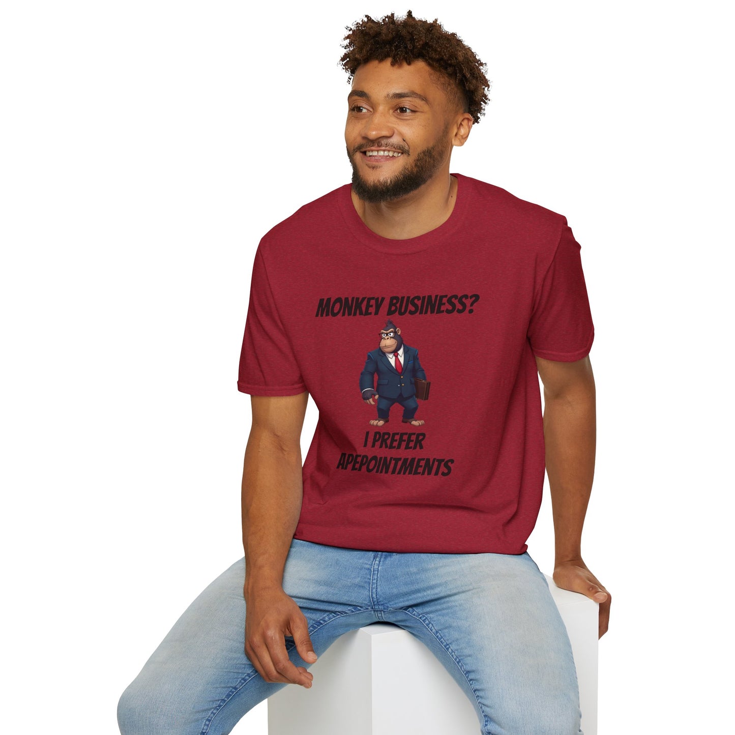 Apeointments Only β Funny Business Gorilla T-Shirt