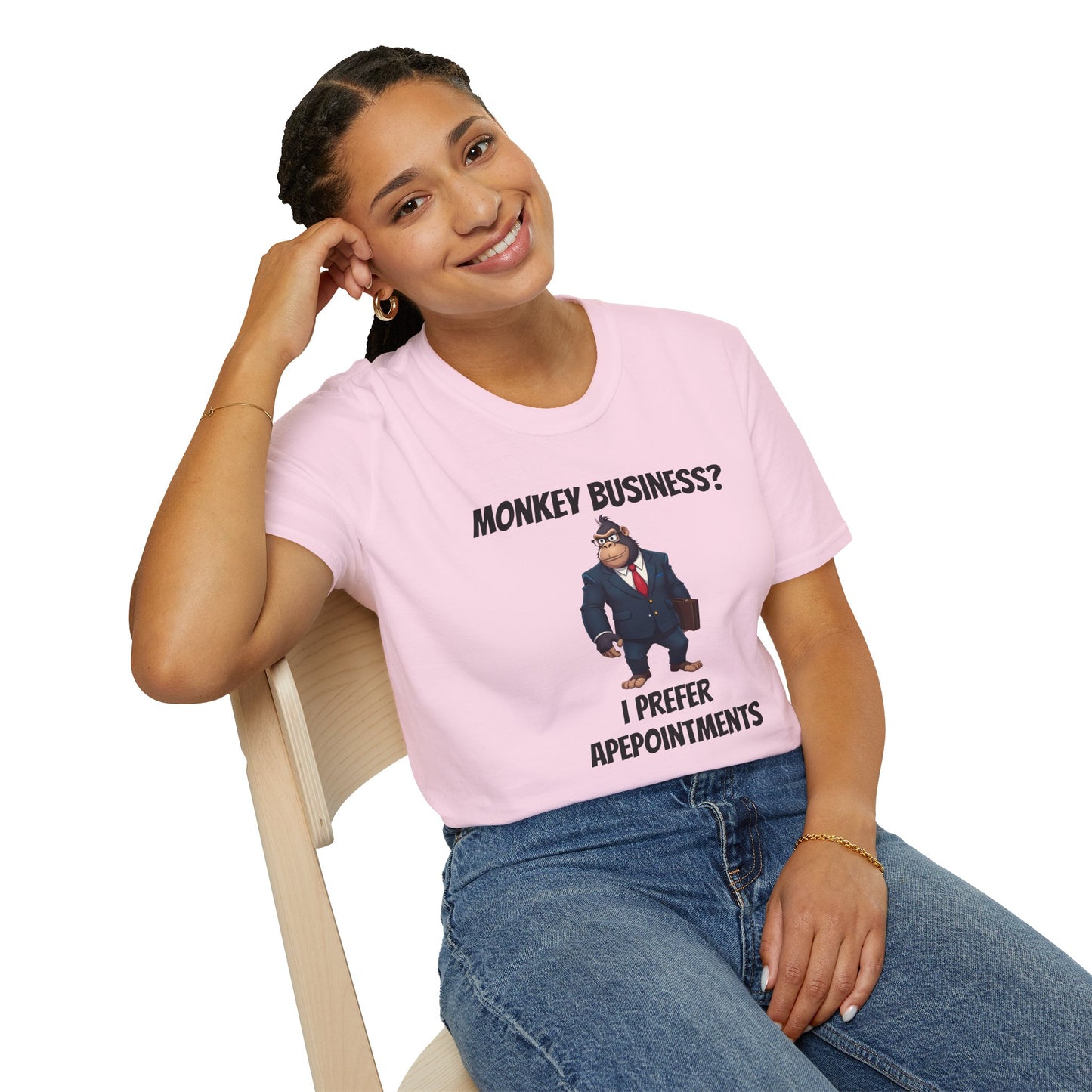 Apeointments Only β Funny Business Gorilla T-Shirt