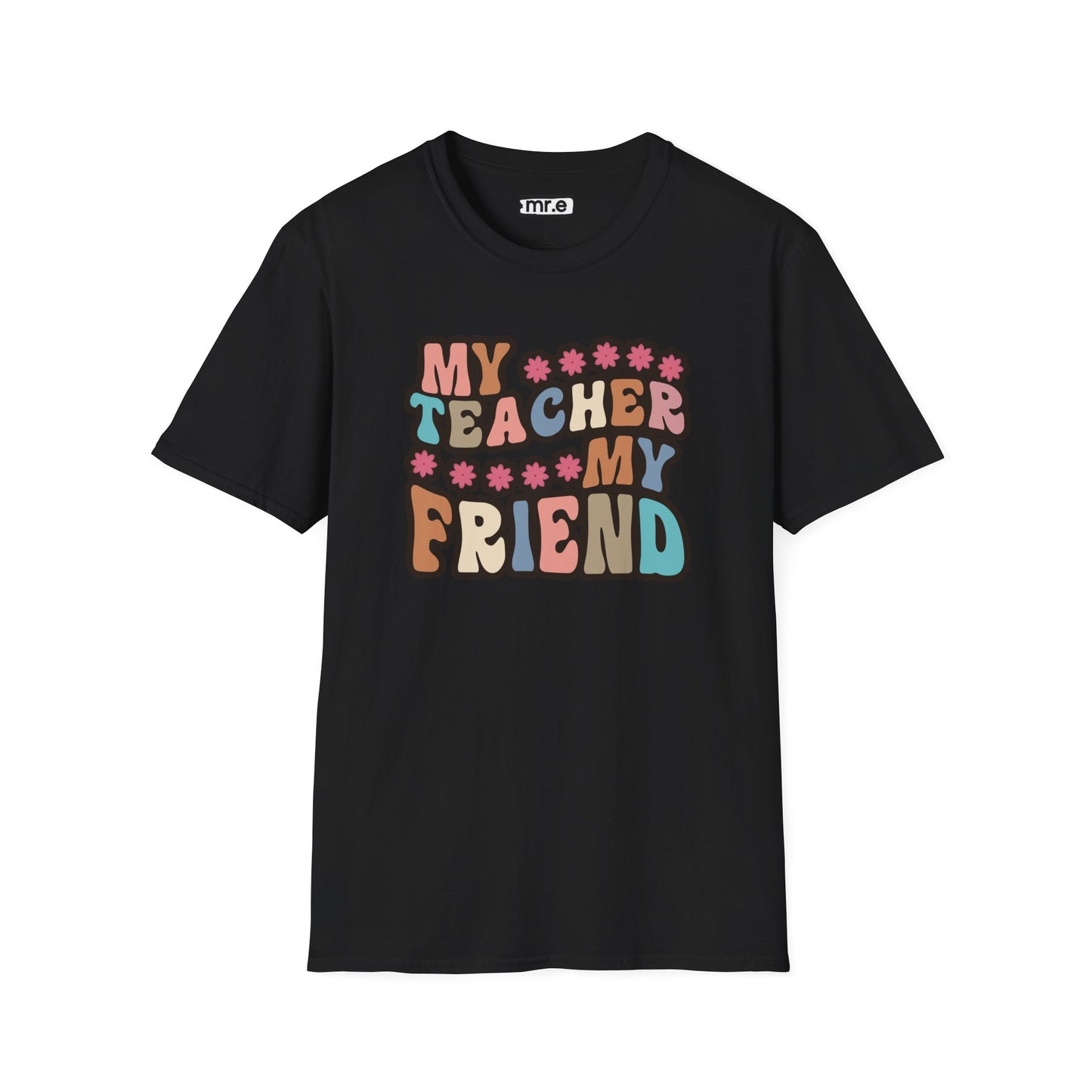 Retro Teacher Gift - My Teacher My Friend Tee, Vintage Style Educator Shirt, Thank You Gift for Teachers, End of School Year Present
