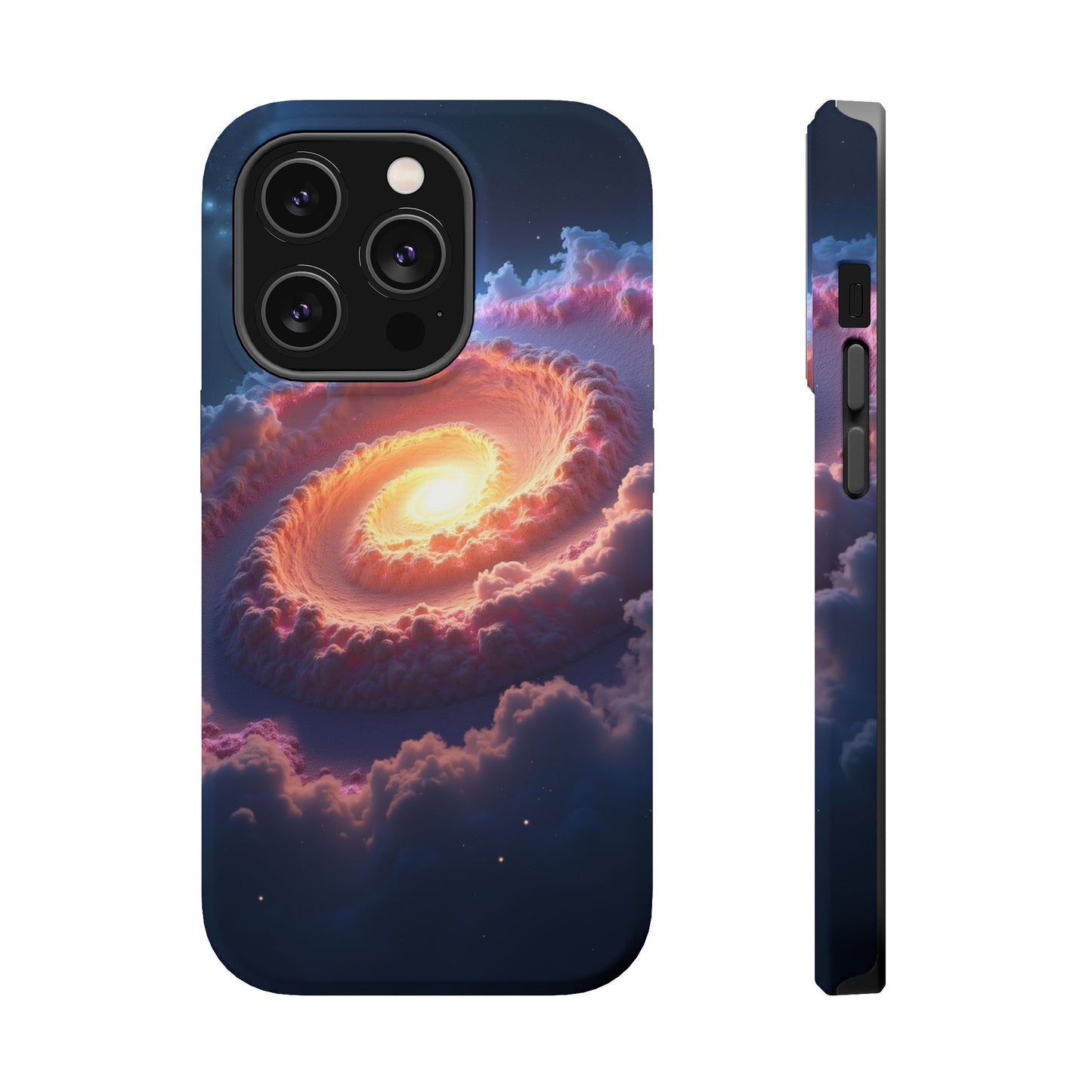 Ethereal Spiral Galaxy Phone Case for iPhone | Dreamy Aesthetic Slim Protective Cover