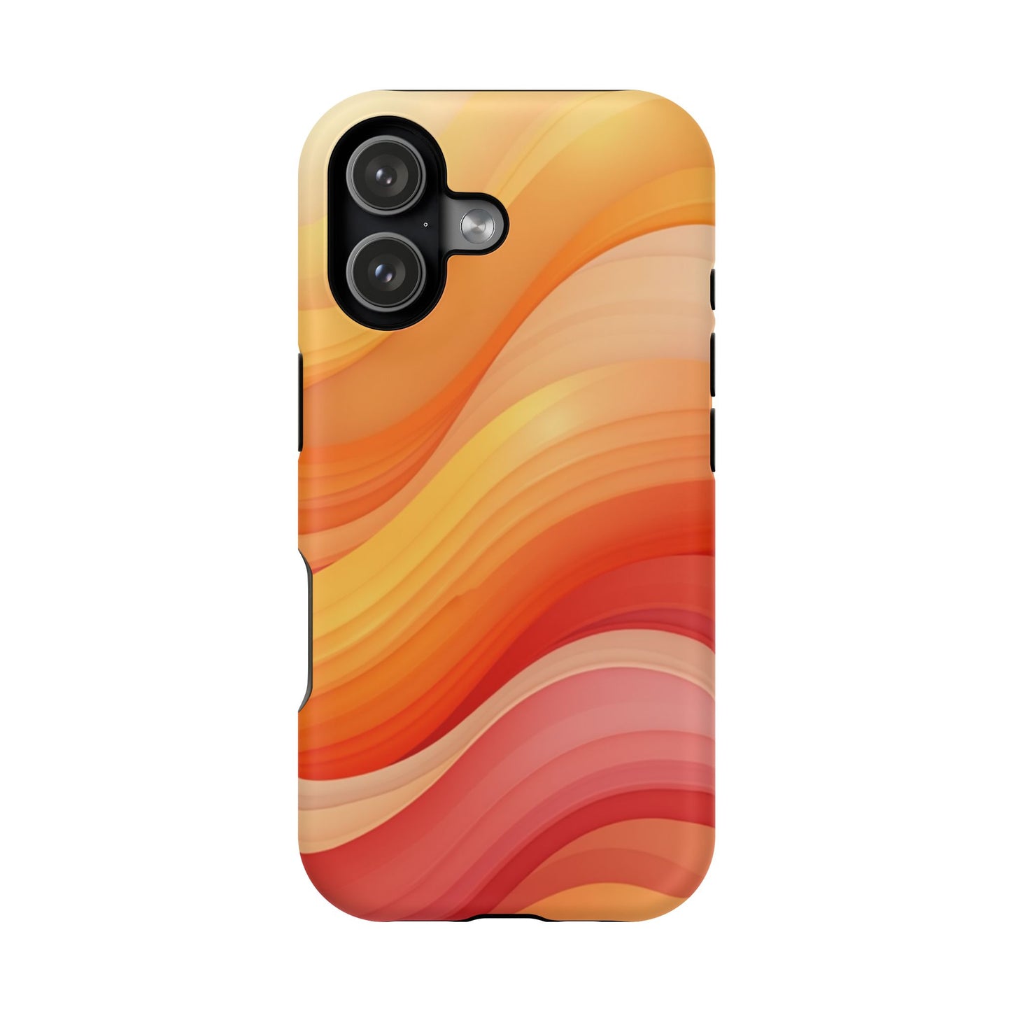 Sunset Phone Case - Aesthetic iPhone Case | Warm Gradient Wave Design | Gifts for Her | Beachy Summer Vibes