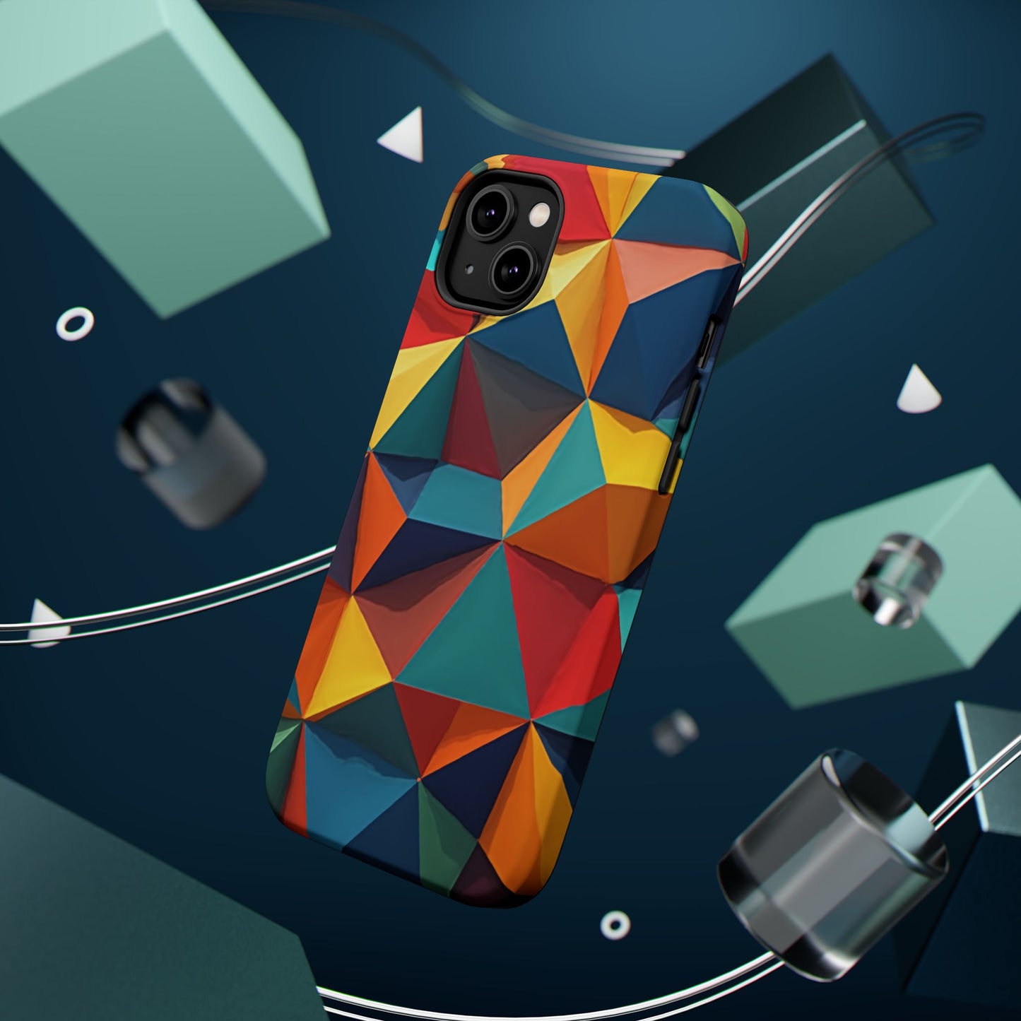 Prism Burst Phone Case for iPhone | Abstract Geometric Slim Protective Cover