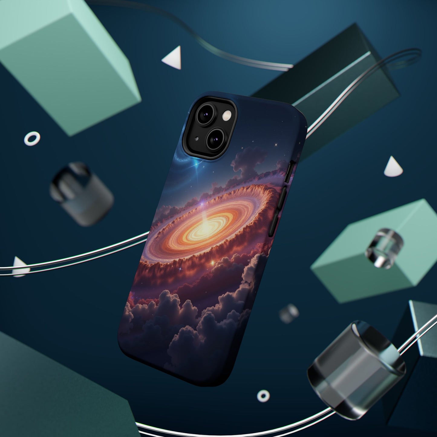 Galaxy Phone Case - Celestial Space iPhone Case, Cosmic Gift Idea, Aesthetic Spiral Design