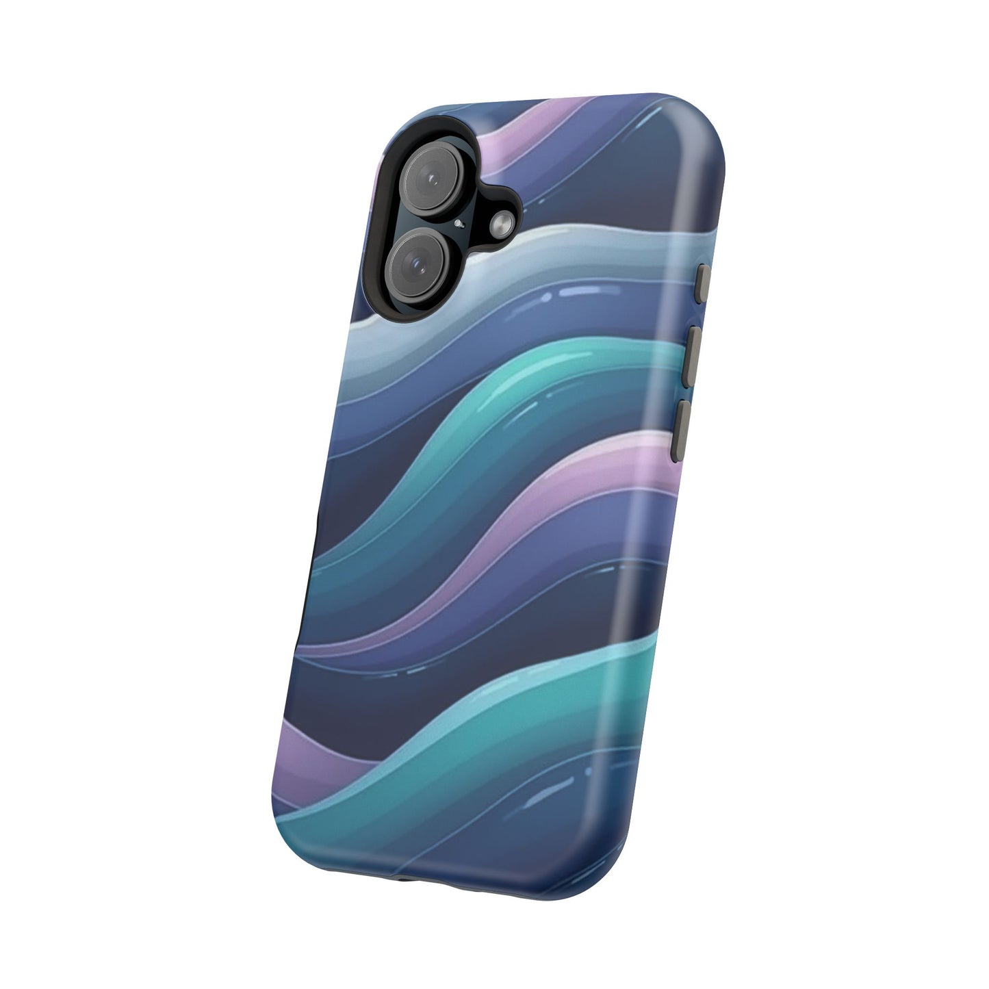Blue Wave Phone Case - Aesthetic iPhone Case | Dark Moody Gradient Design | Gifts for Her | Unique Art Print