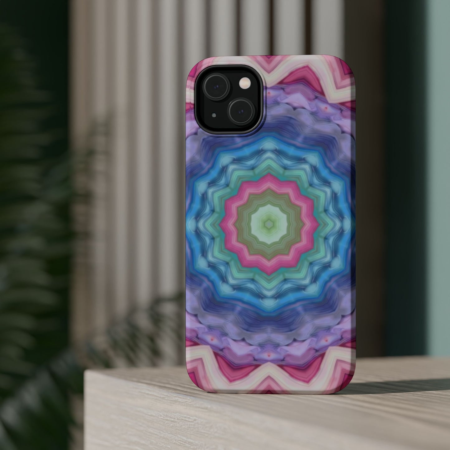 Abstract Phone Case - Psychedelic iPhone Case, Colorful Gift Idea, Unique Pattern Design