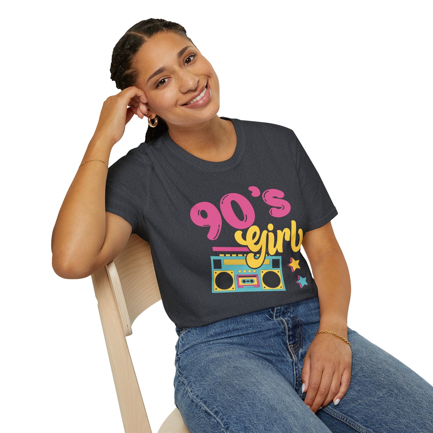 "90’s Girl" T-Shirt – Retro Throwback Tee | Nostalgic 90s Vibe Graphic Shirt for Girls & Women | Vintage Pop Culture Fashion Tee