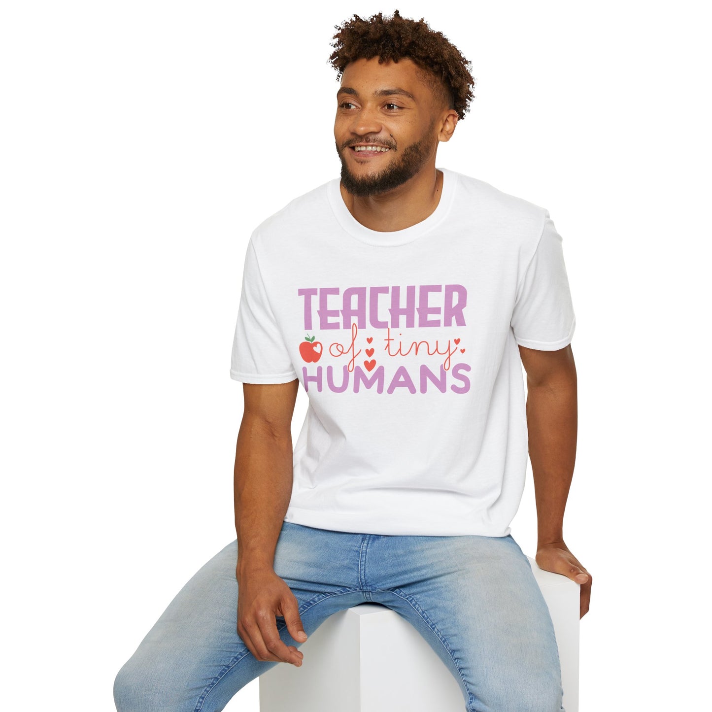 Teacher Appreciation Gift - “Teacher of Tiny Humans” Cute Tee, Preschool Teacher Shirt, Kindergarten Educator Gift