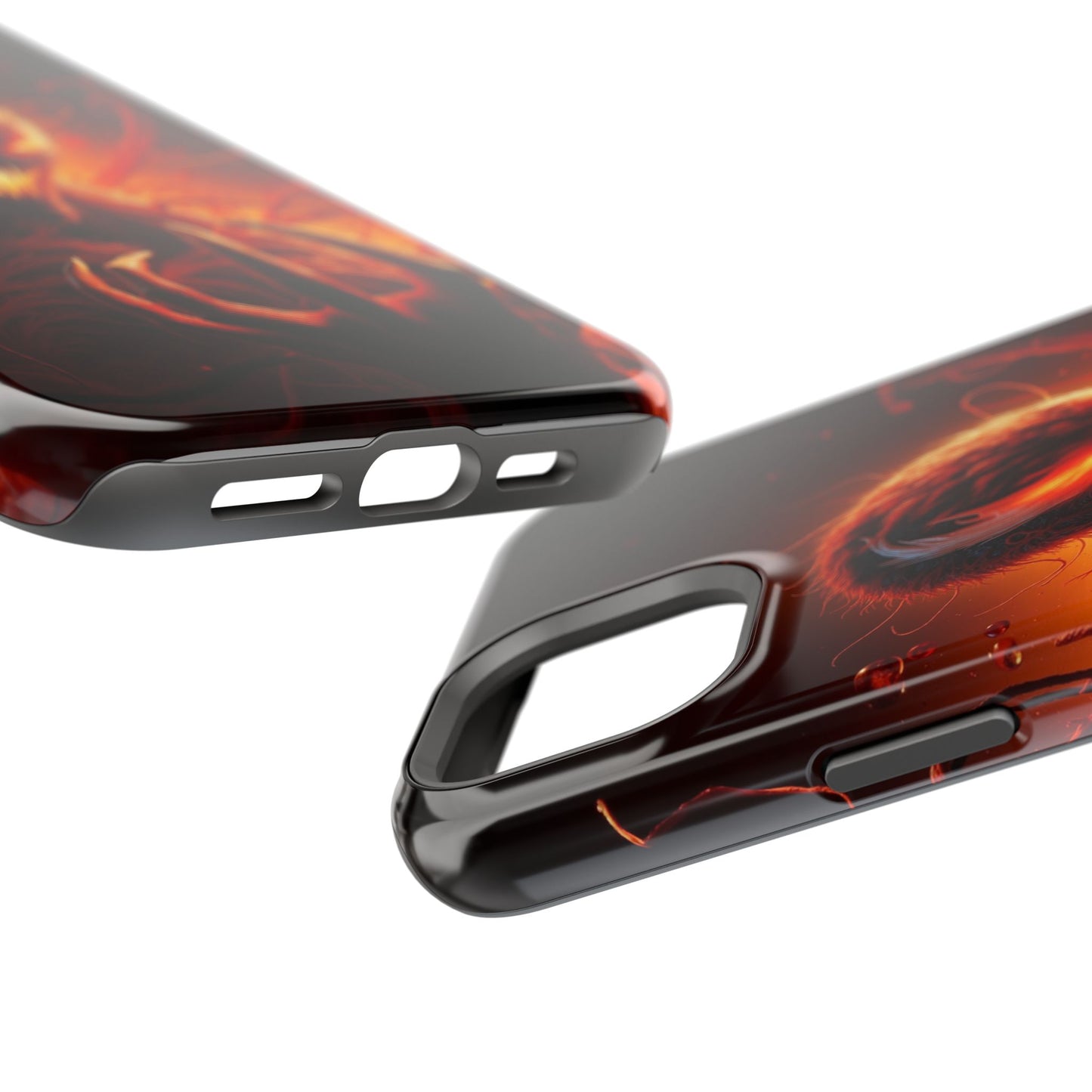 Fiery Alien Phone Case - Aesthetic iPhone Case | Sci-Fi Art Design | Gifts for Him | Unique Phone Accessories