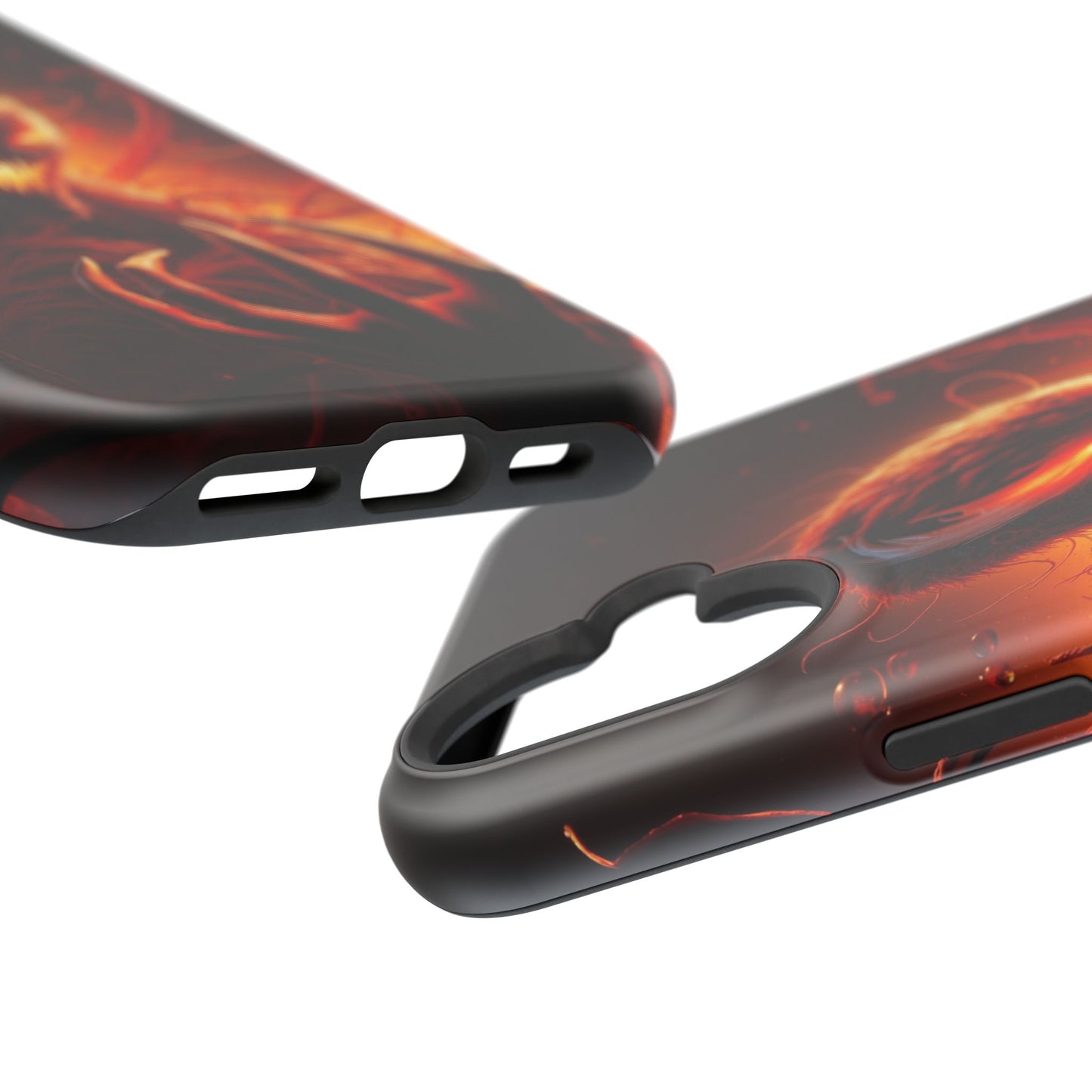 Fiery Alien Phone Case - Aesthetic iPhone Case | Sci-Fi Art Design | Gifts for Him | Unique Phone Accessories