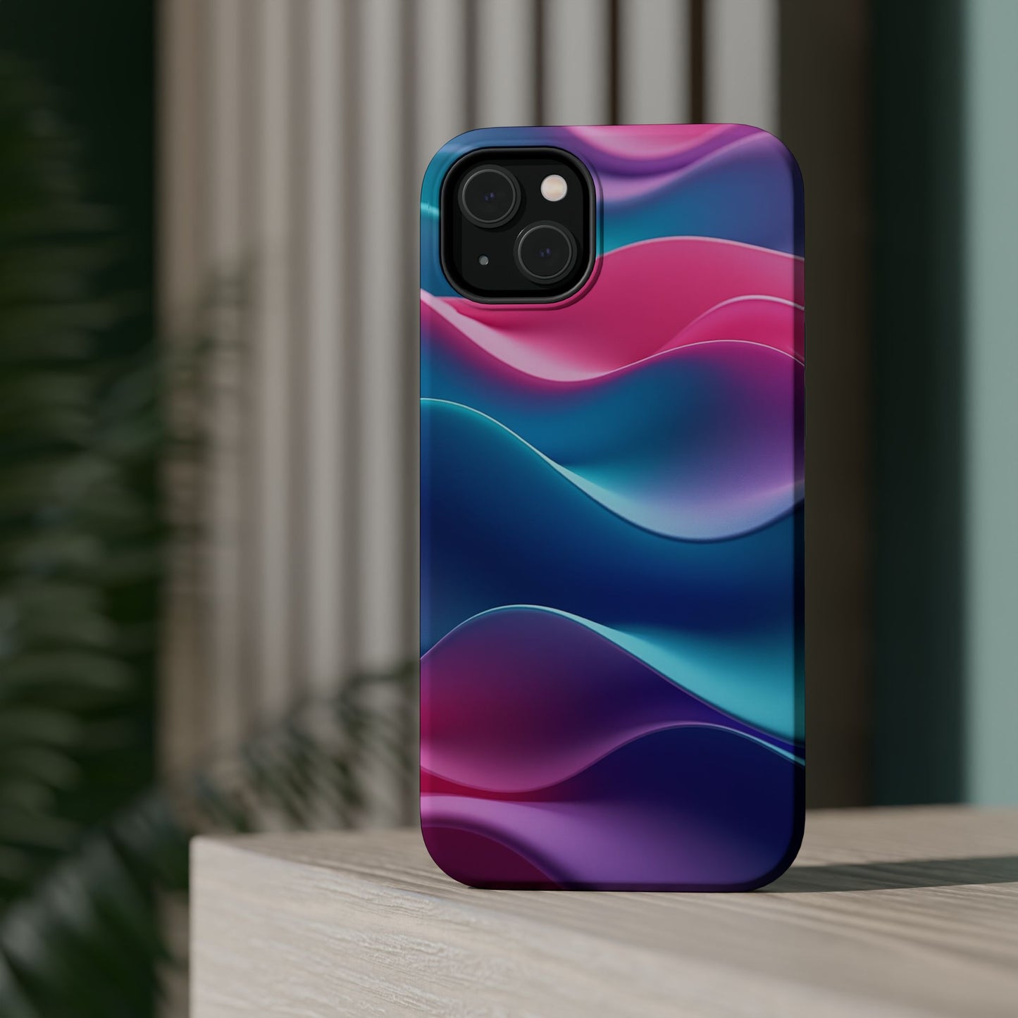 Aesthetic Wave Phone Case - Pastel iPhone Case, Cute Tumbler Gift Idea, Soft Girl Design
