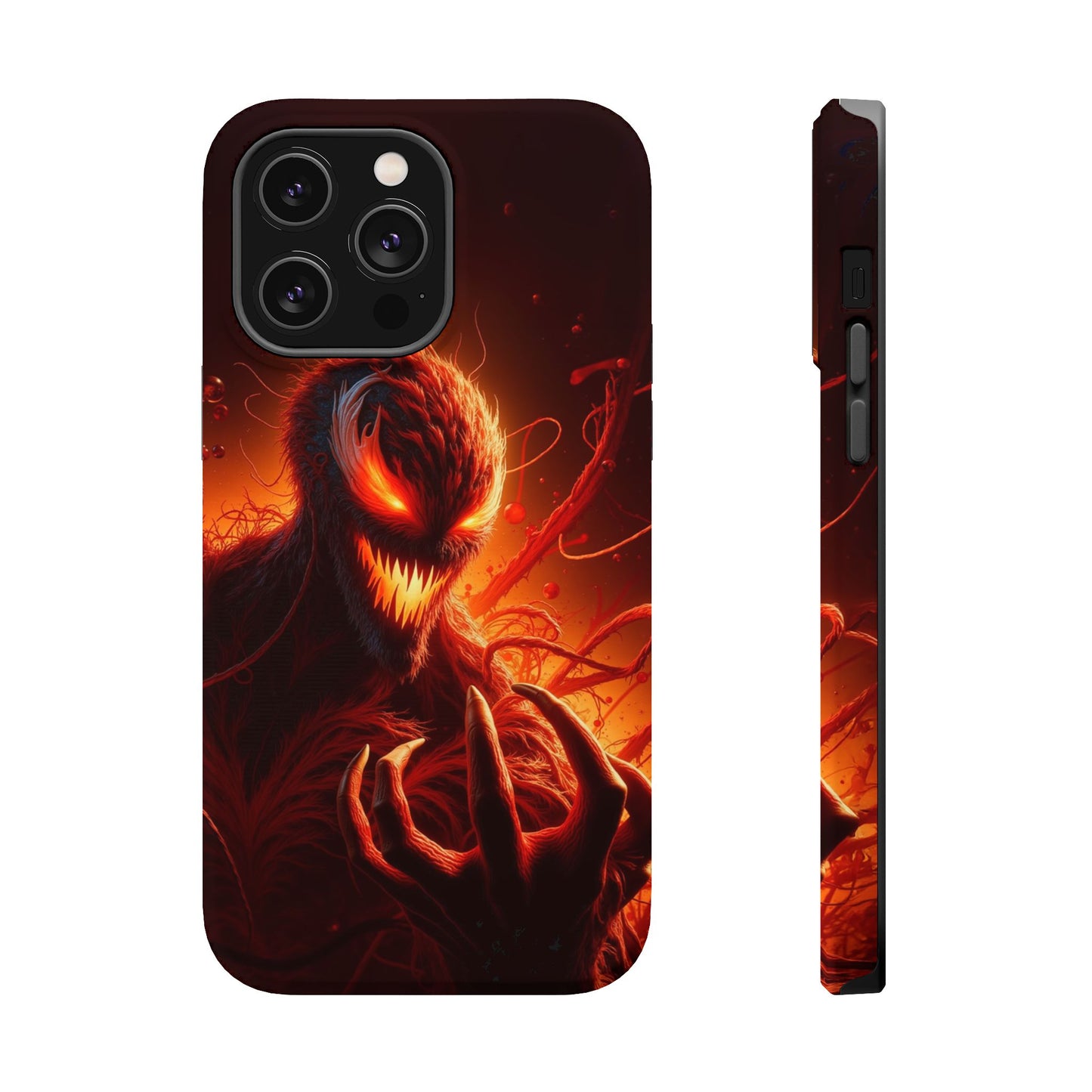Fiery Alien Phone Case - Aesthetic iPhone Case | Sci-Fi Art Design | Gifts for Him | Unique Phone Accessories