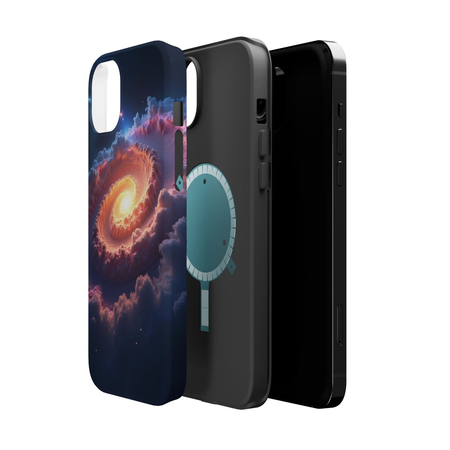 Ethereal Spiral Galaxy Phone Case for iPhone | Dreamy Aesthetic Slim Protective Cover